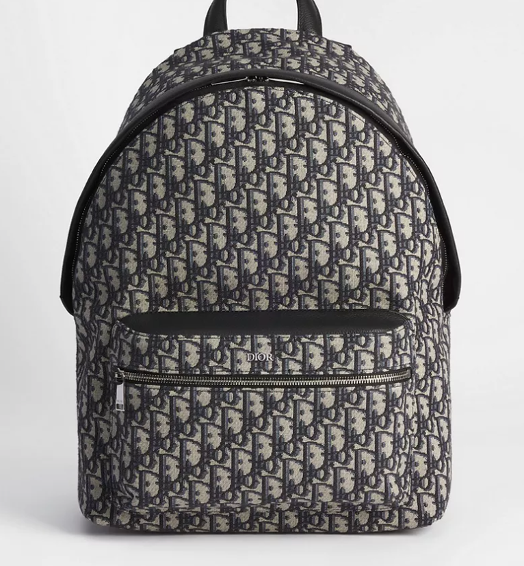 Dior Rider Backpack Beige & Black Dior Oblique Jacquard