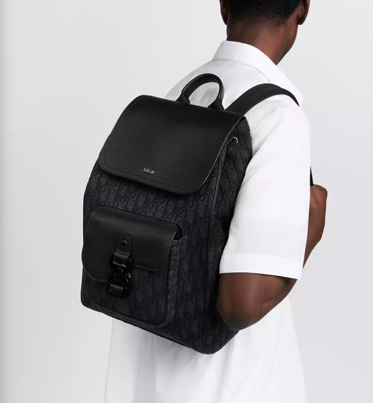 Dior Saddle Backpack with Flap