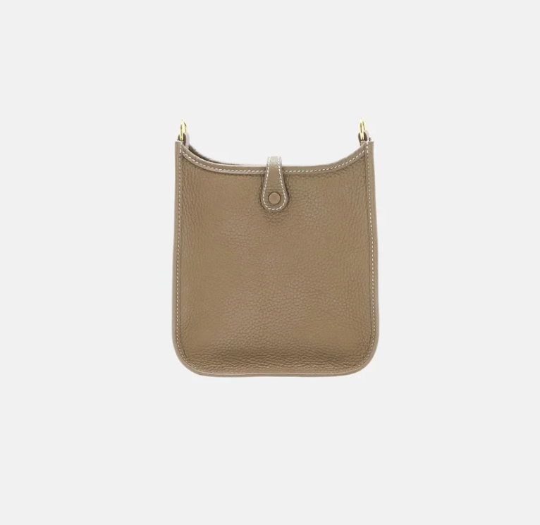 Hermès Mini Evelyne 16 Etoupe GHW