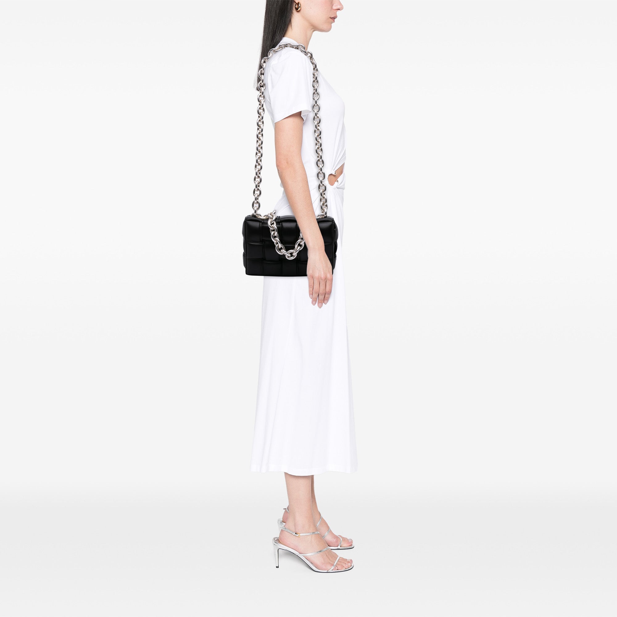 Bottega Veneta Nappa Intrecciato Padded Chain Cassette Satchel