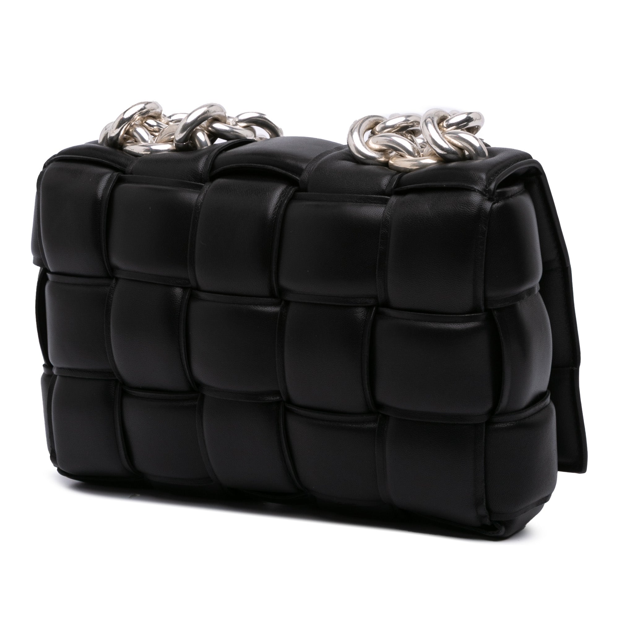 Bottega Veneta Nappa Intrecciato Padded Chain Cassette Satchel