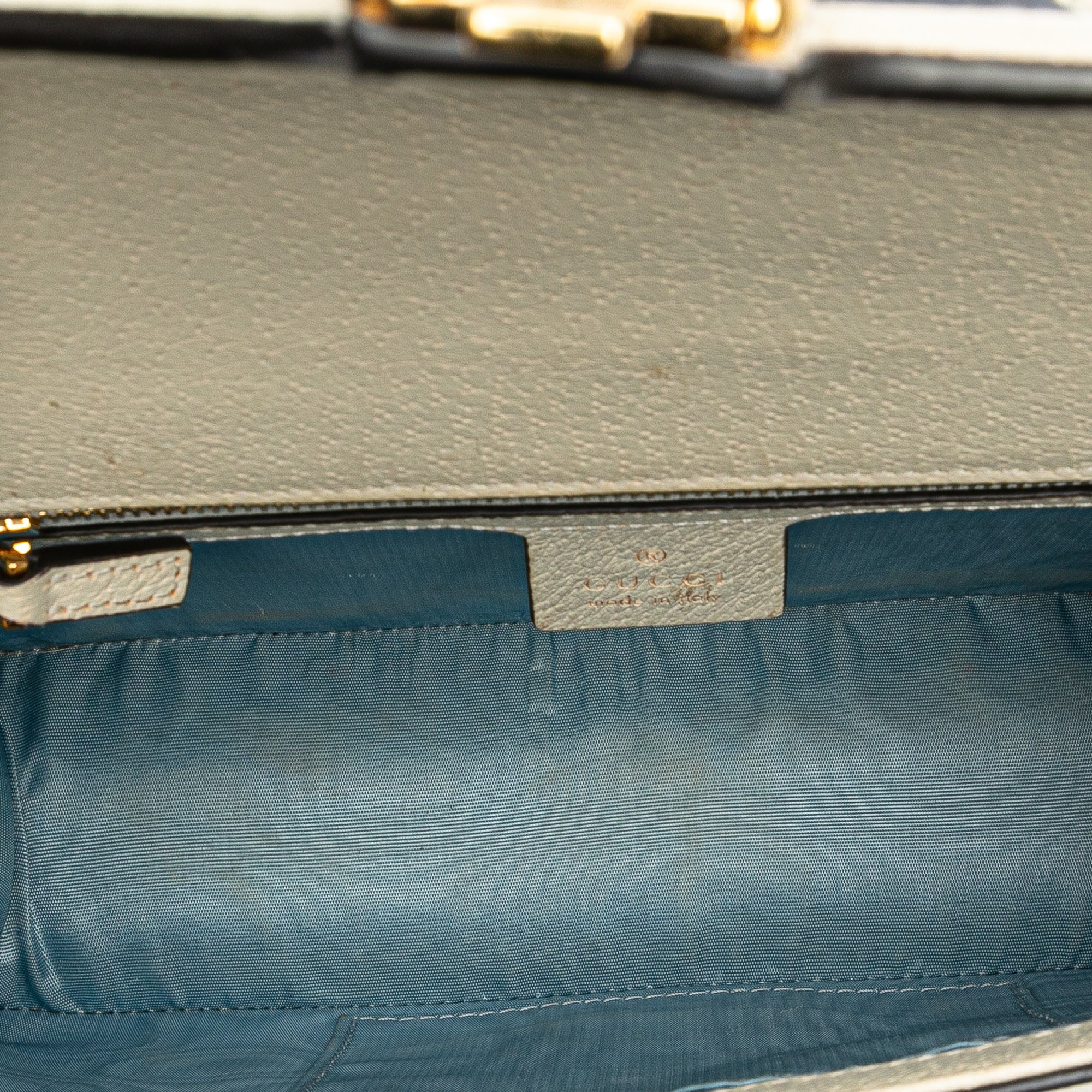 Gucci Small Leather Bee Star Sylvie Satchel
