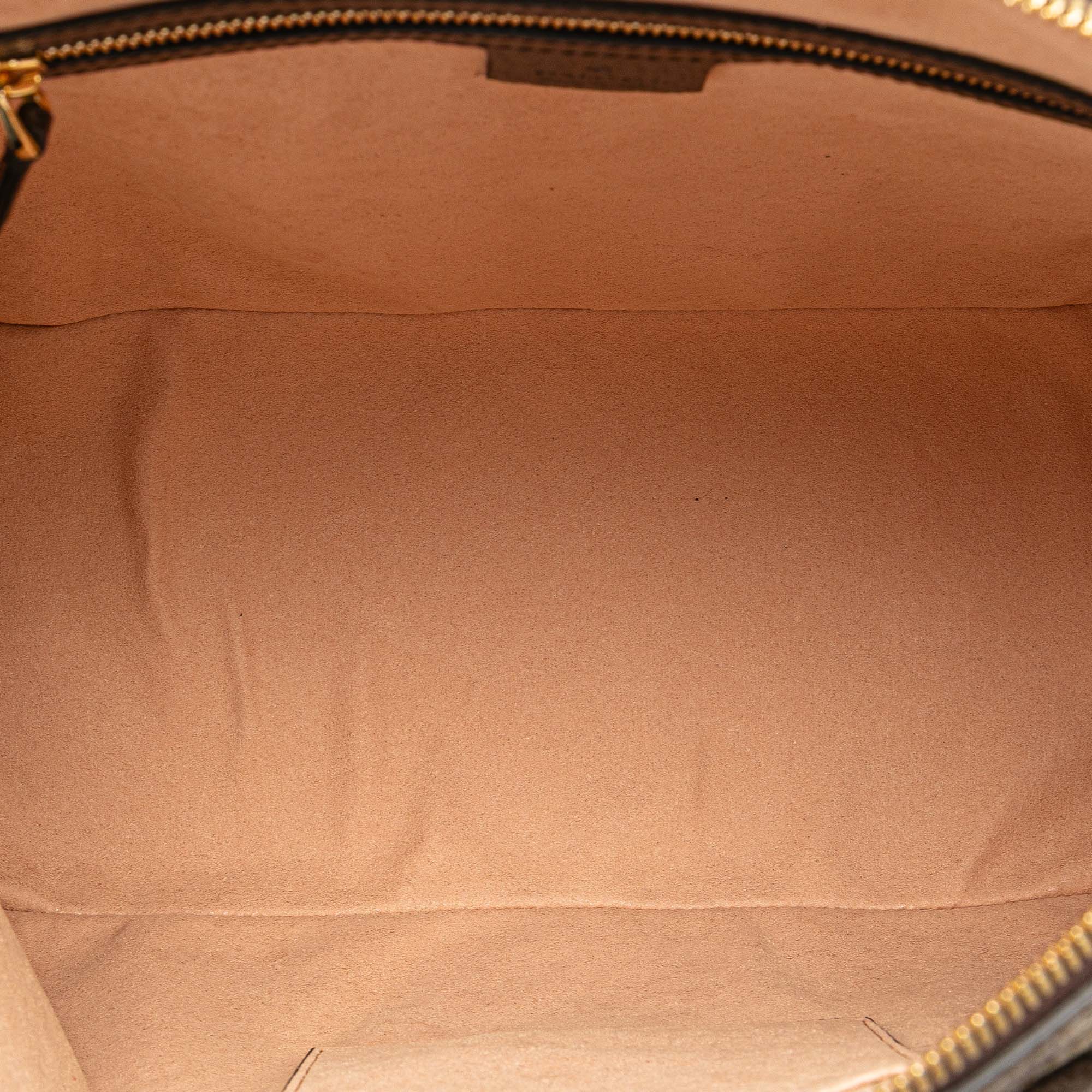 Gucci Medium GG Supreme Ophidia Web Satchel