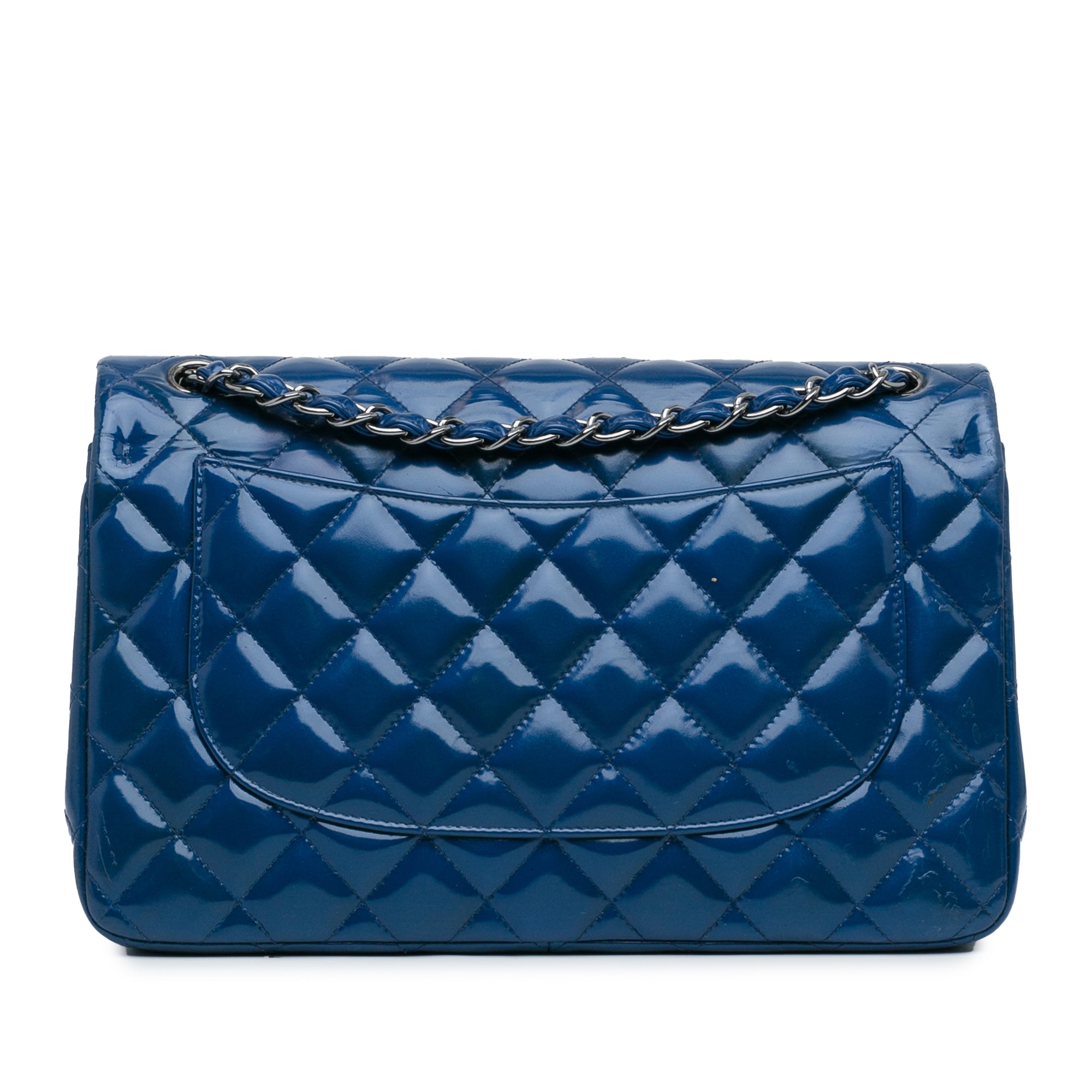 Chanel Jumbo Classic Patent Double Flap