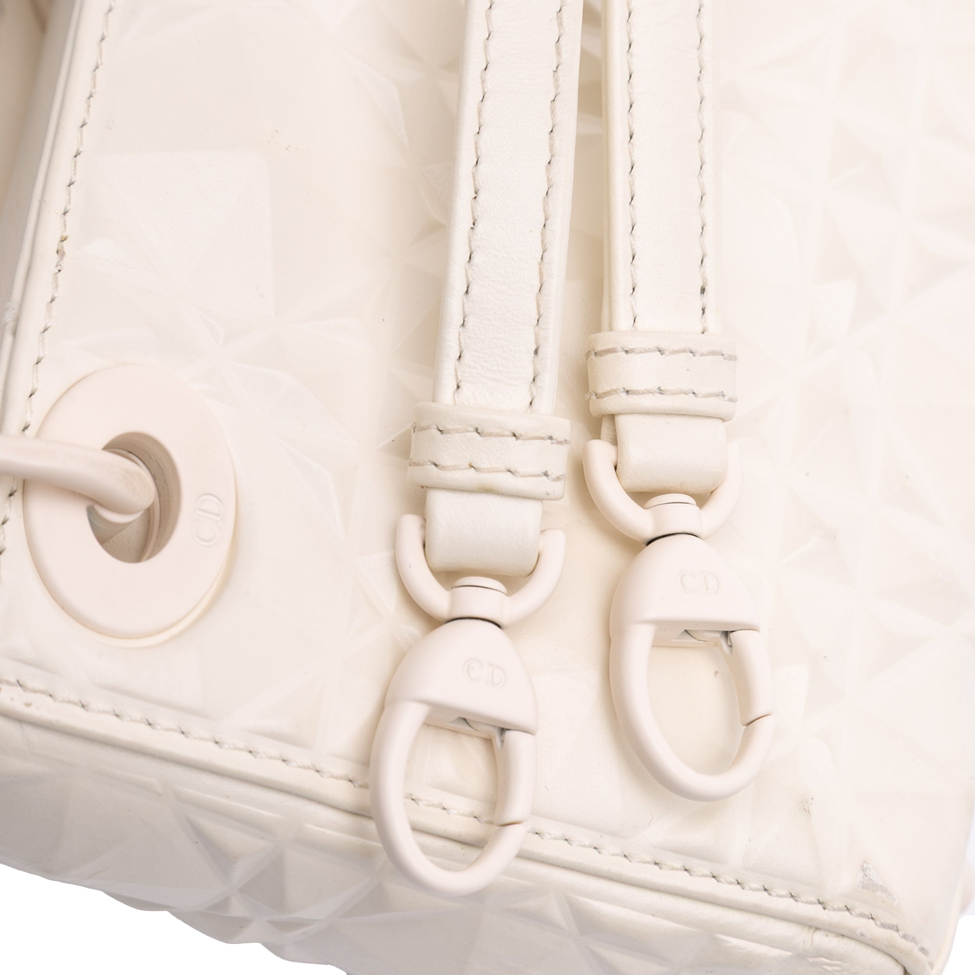 Dior Micro Ultra Matte Calfskin Cannage Diamond Motif Lady Dior
