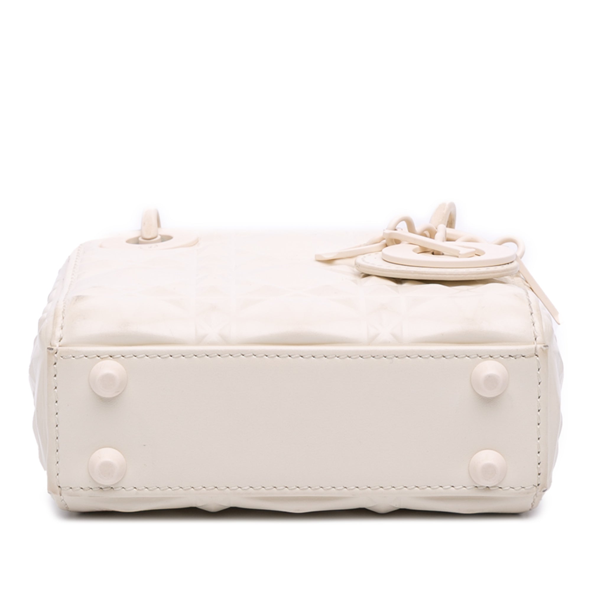 Dior Micro Ultra Matte Calfskin Cannage Diamond Motif Lady Dior