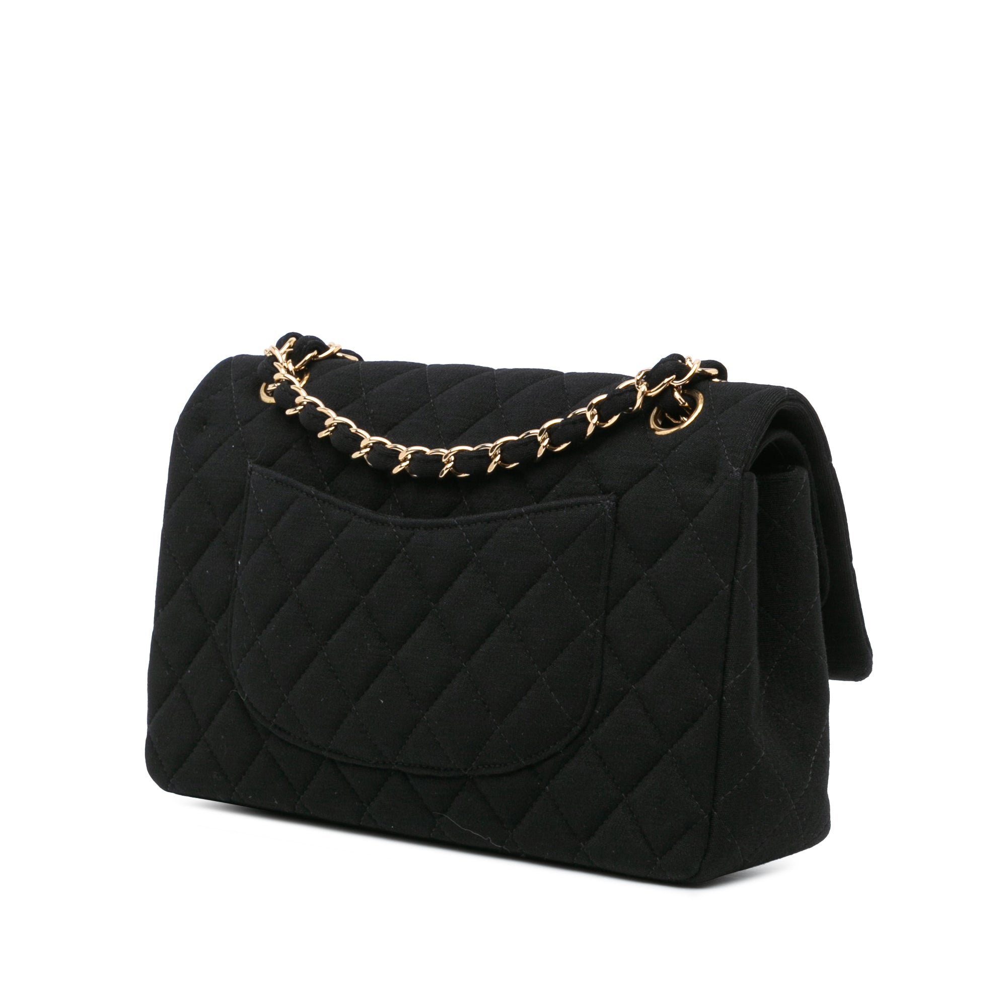 Chanel Medium Classic Jersey Double Flap
