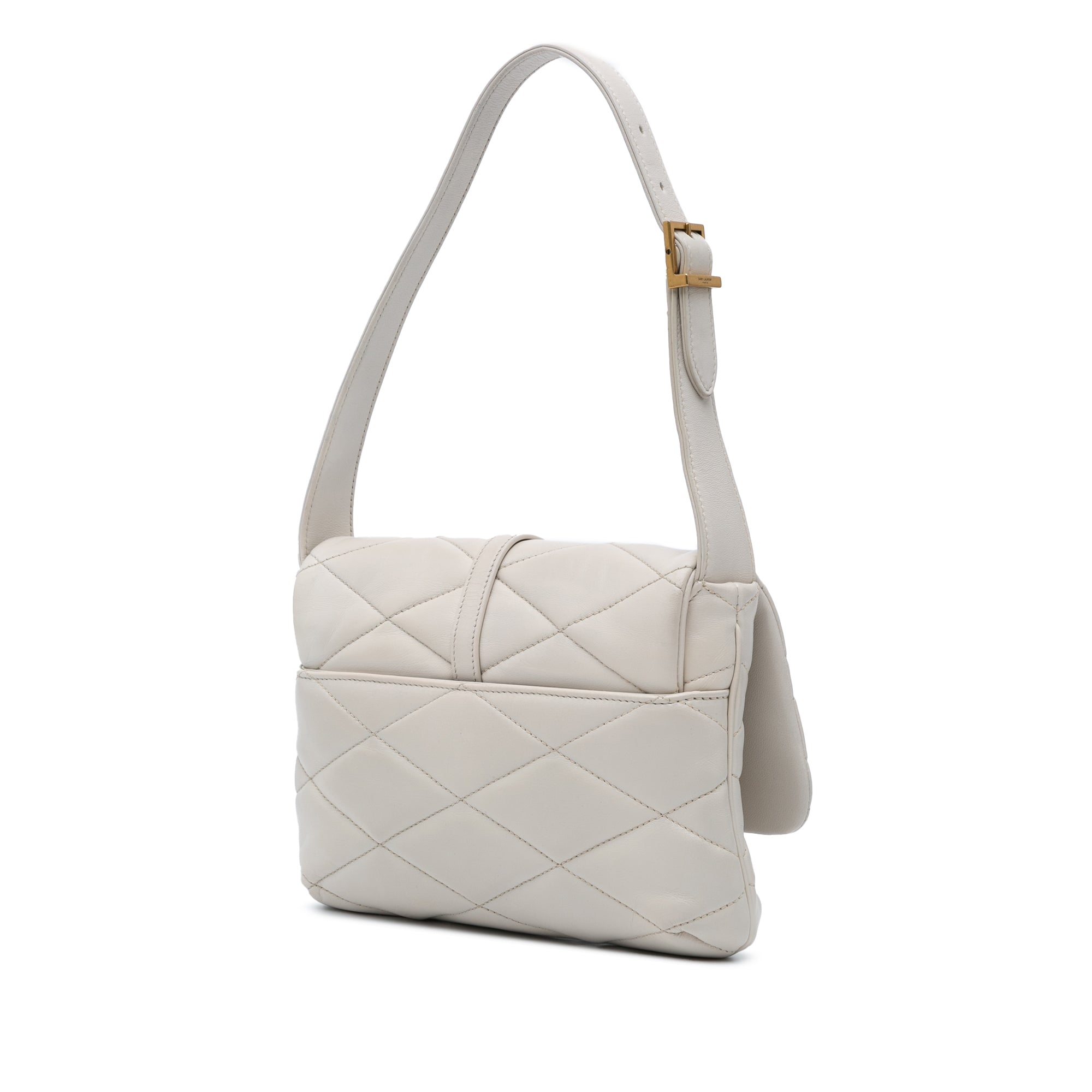 Saint Laurent Quilted Lambskin Le 57 Shoulder Bag