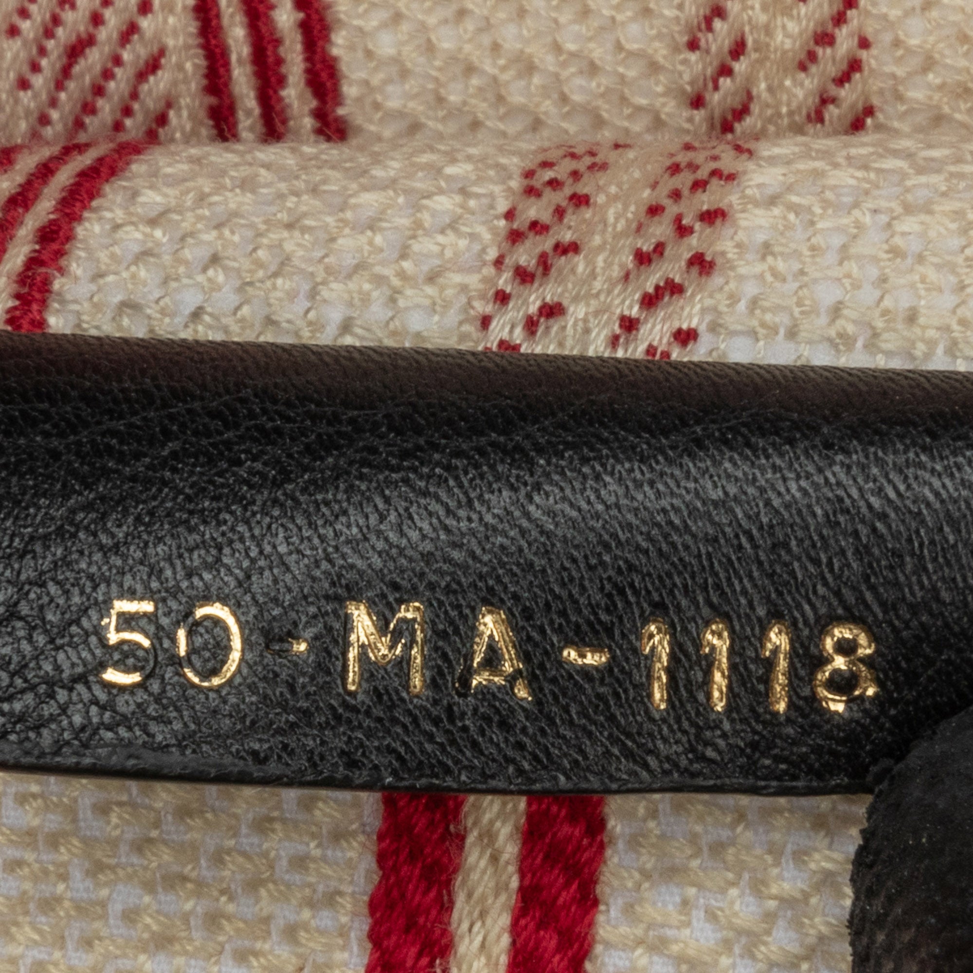 Dior Large Striped Book Tote