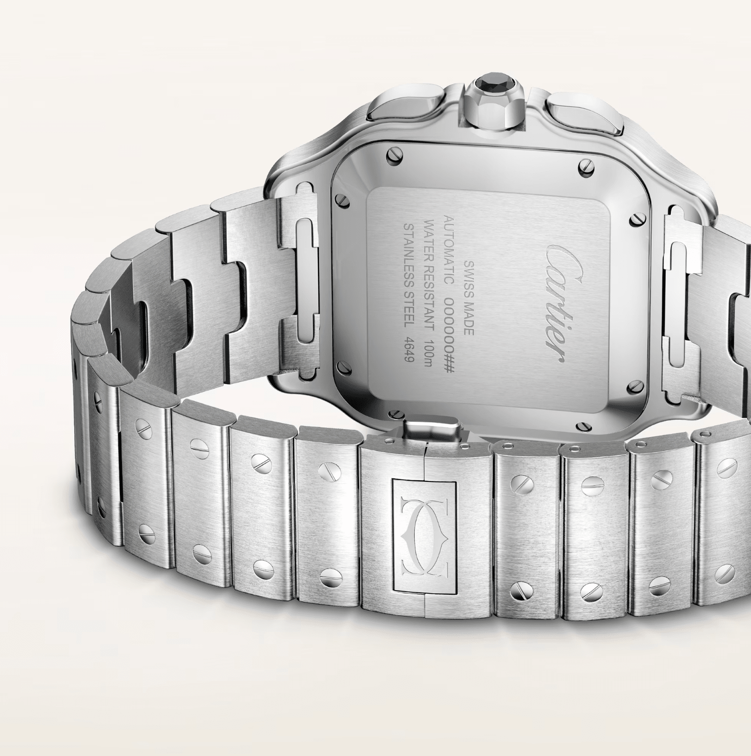 Cartier Santos de Cartier Chronograph Large Automatic Watch - The Boutique