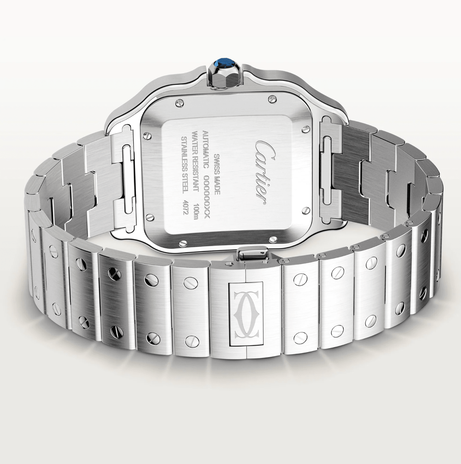 Cartier Santos de Cartier Large Automatic Watch 39.8mm Steel - The Boutique