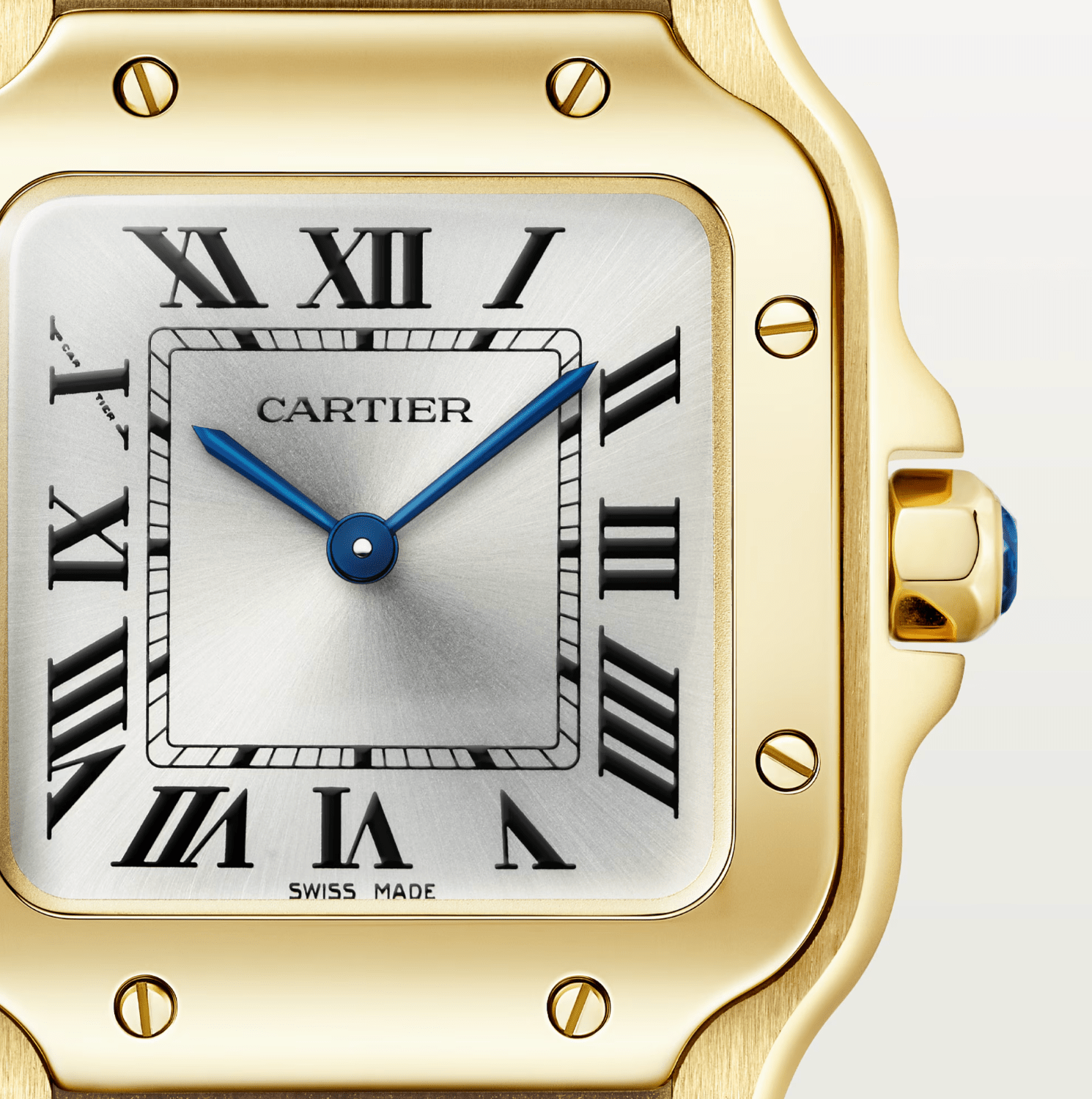 Cartier Santos de Cartier Small Yellow Gold Watch - The Boutique