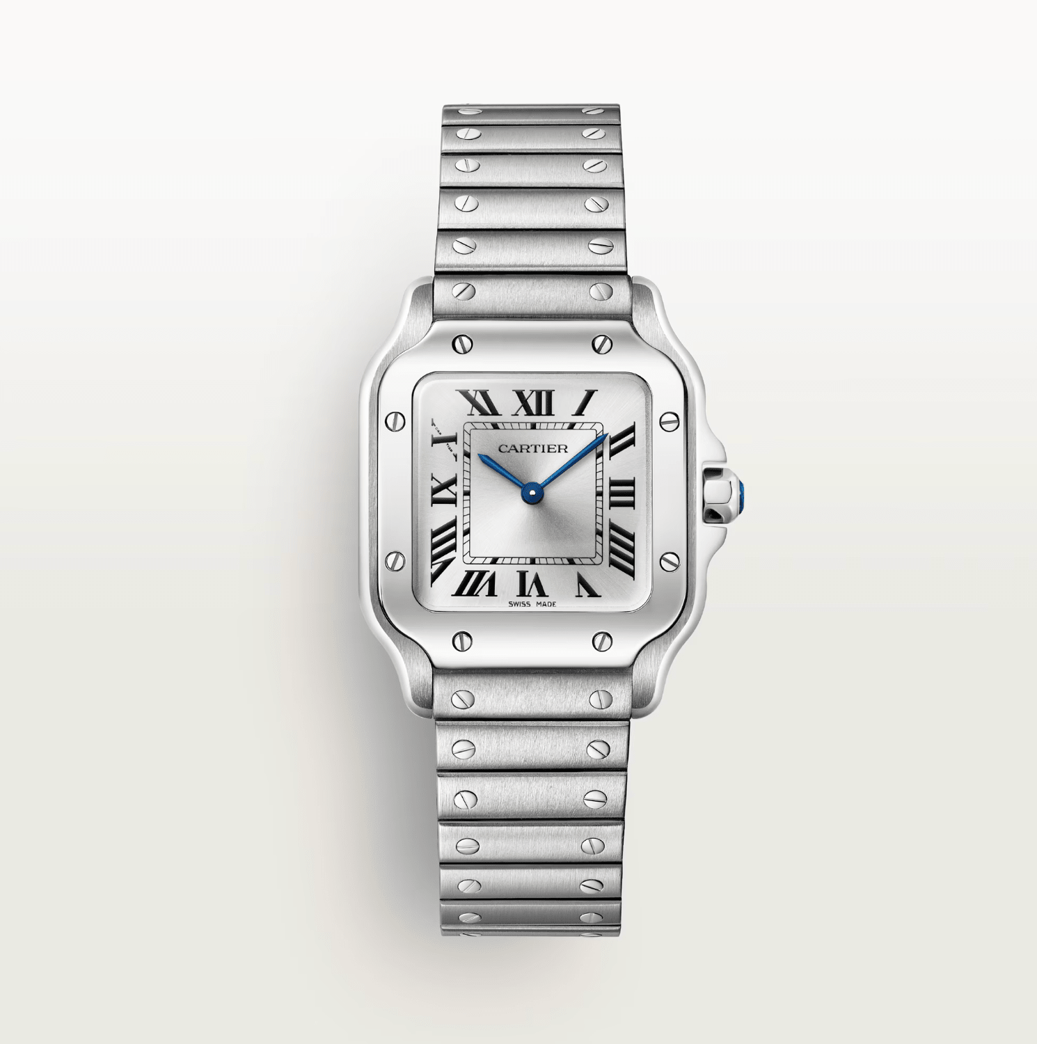 Cartier Santos de Cartier Steel Watch - The Boutique