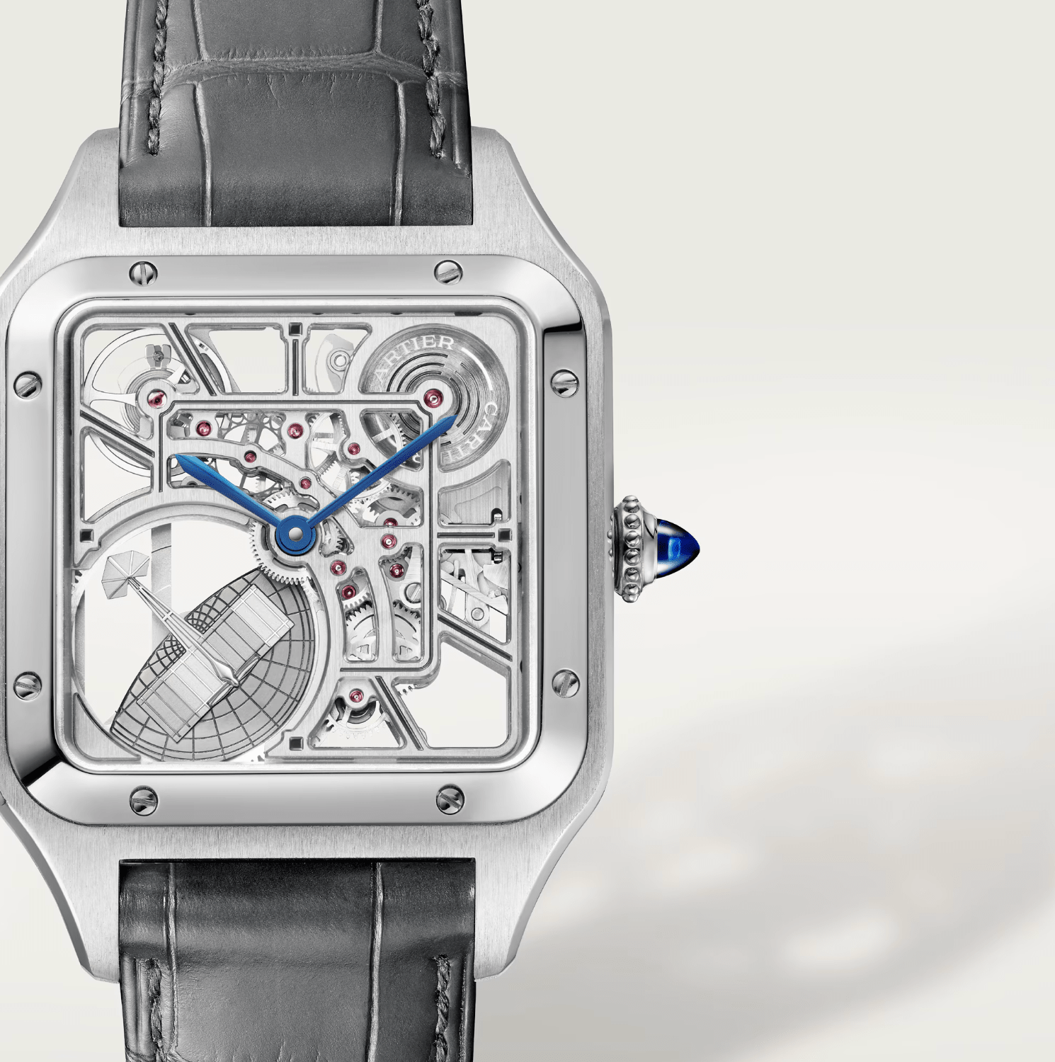 Cartier Santos-Dumont Skeleton Micro-Rotor Watch - The Boutique