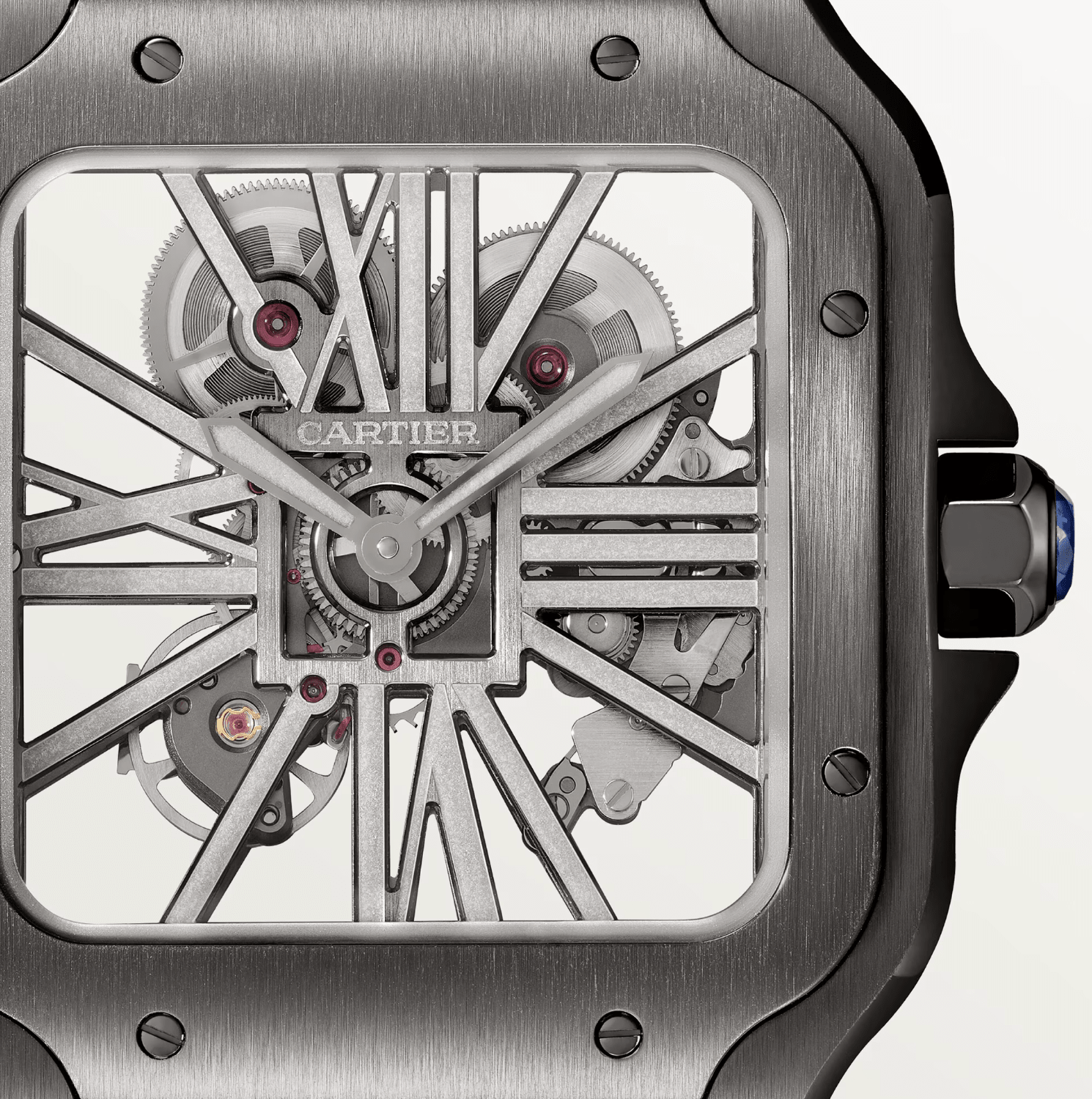 Cartier Santos Skeleton ADLC Large Watch - The Boutique