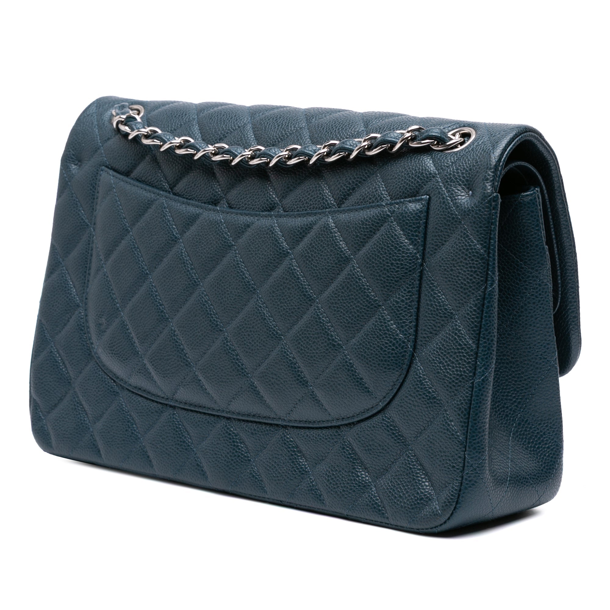 Chanel Jumbo Classic Iridescent Caviar Double Flap - The Boutique