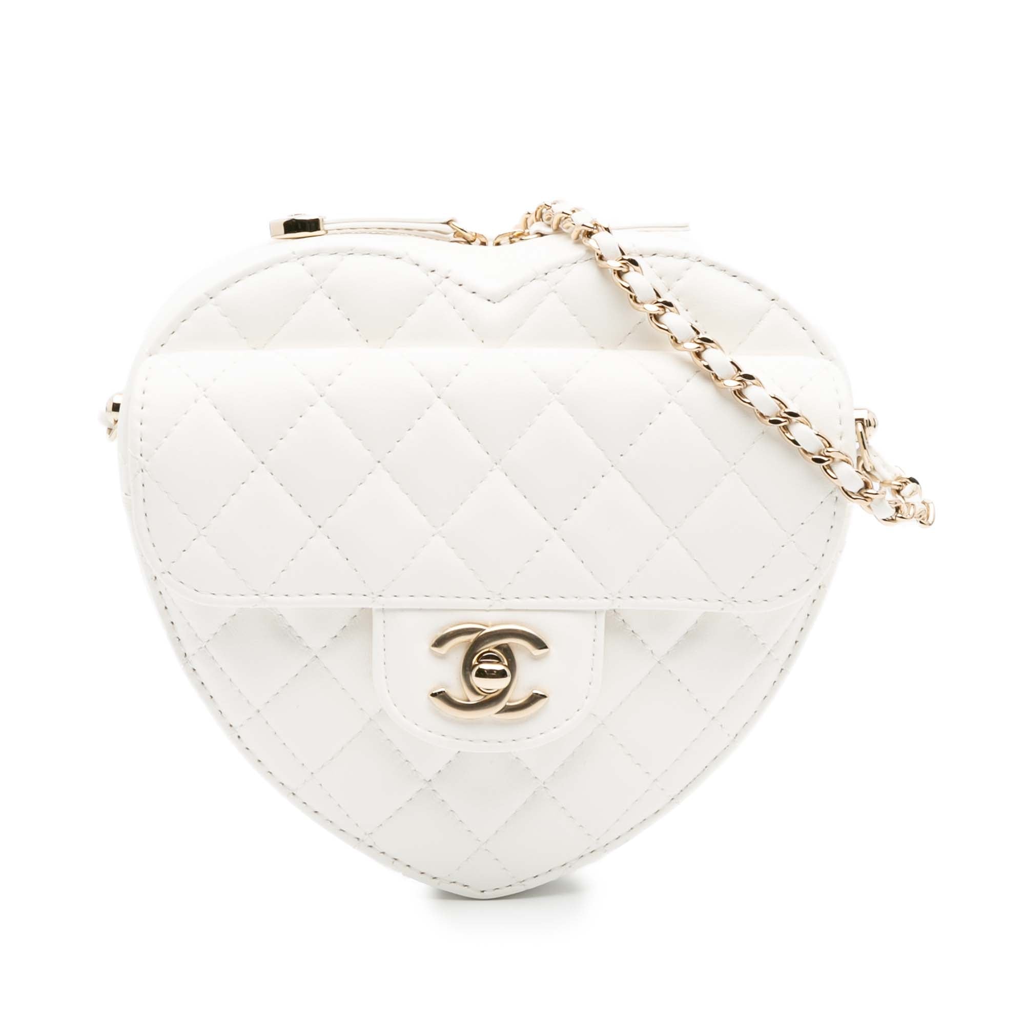 Chanel Lambskin CC in Love Heart Crossbody - The Boutique