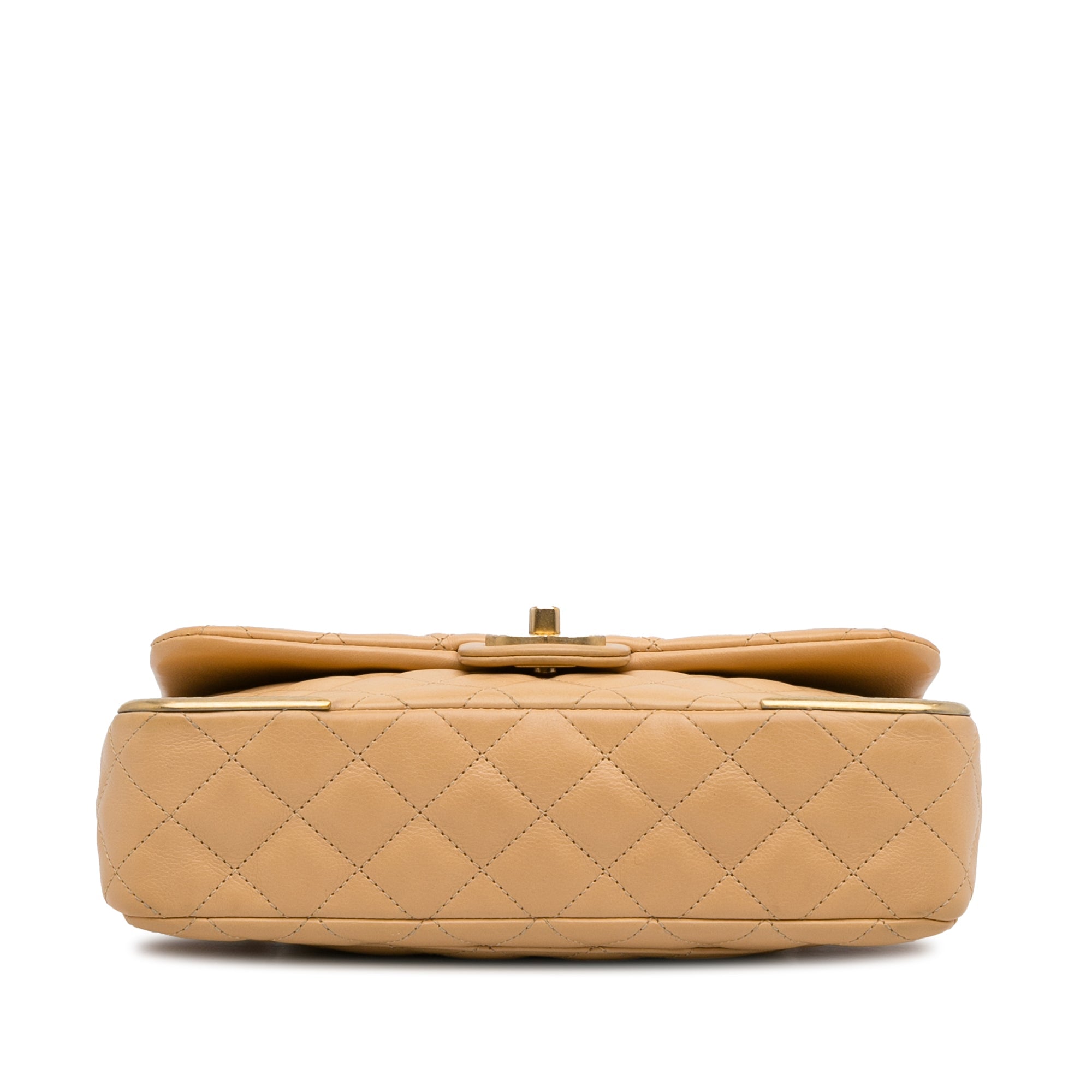 Chanel Medium Classic Lambskin Metal Edge Shoulder Bag - The Boutique