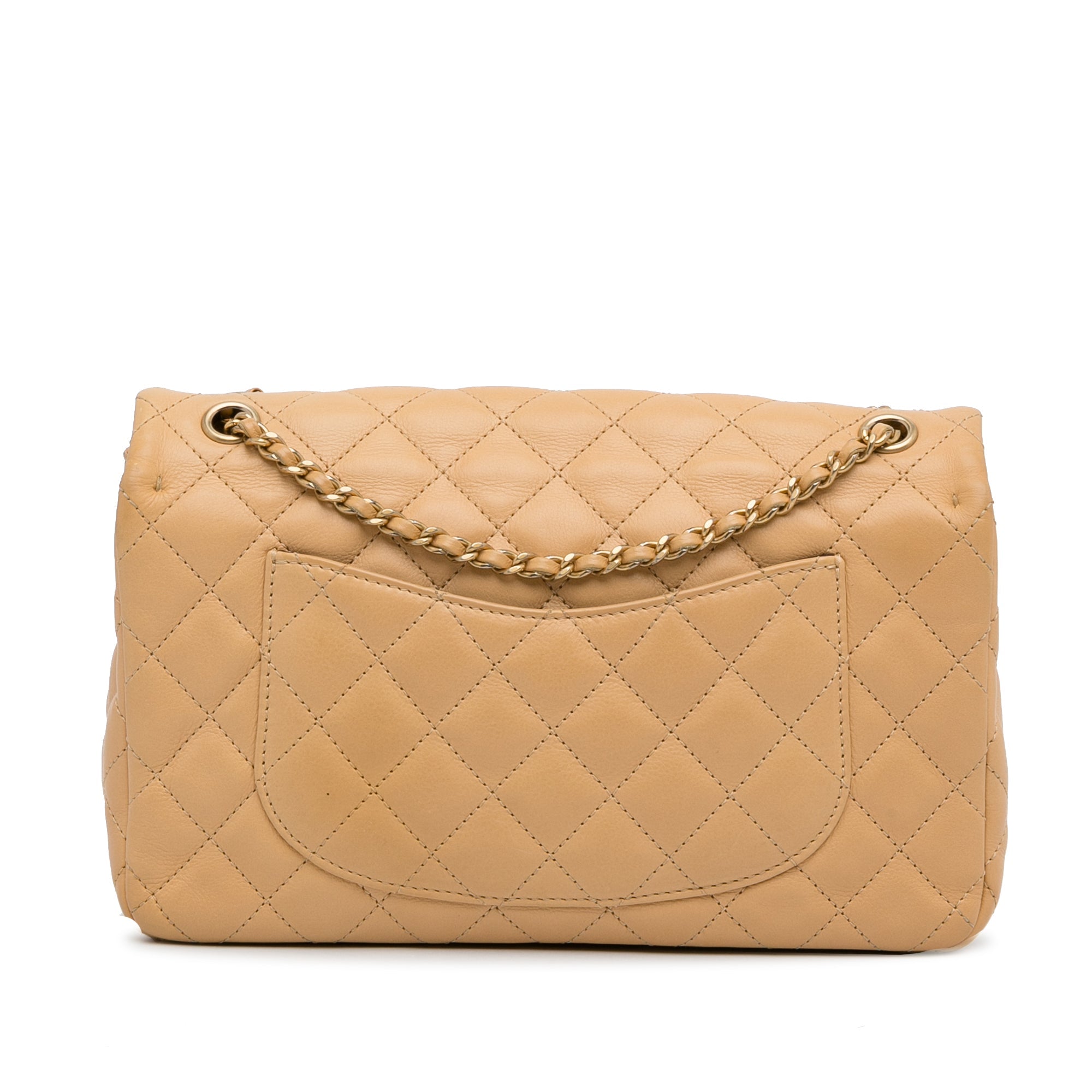 Chanel Medium Classic Lambskin Metal Edge Shoulder Bag - The Boutique