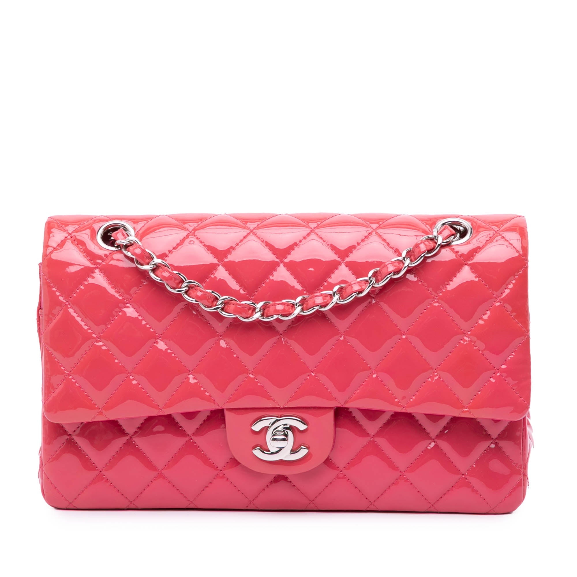 Chanel Medium Classic Patent Double Flap - The Boutique