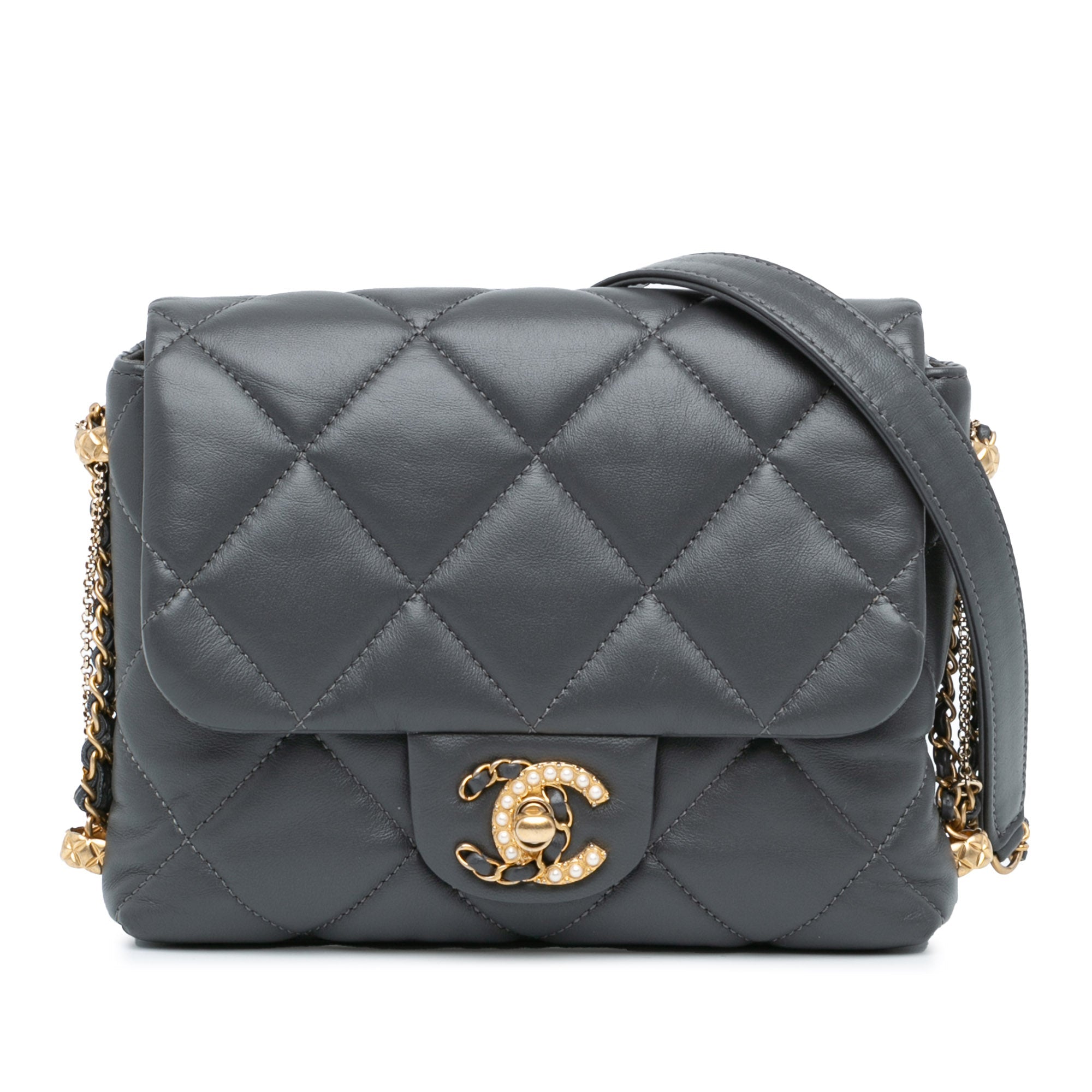 Chanel Mini Quilted Lambskin Crush on Chains Flap - The Boutique