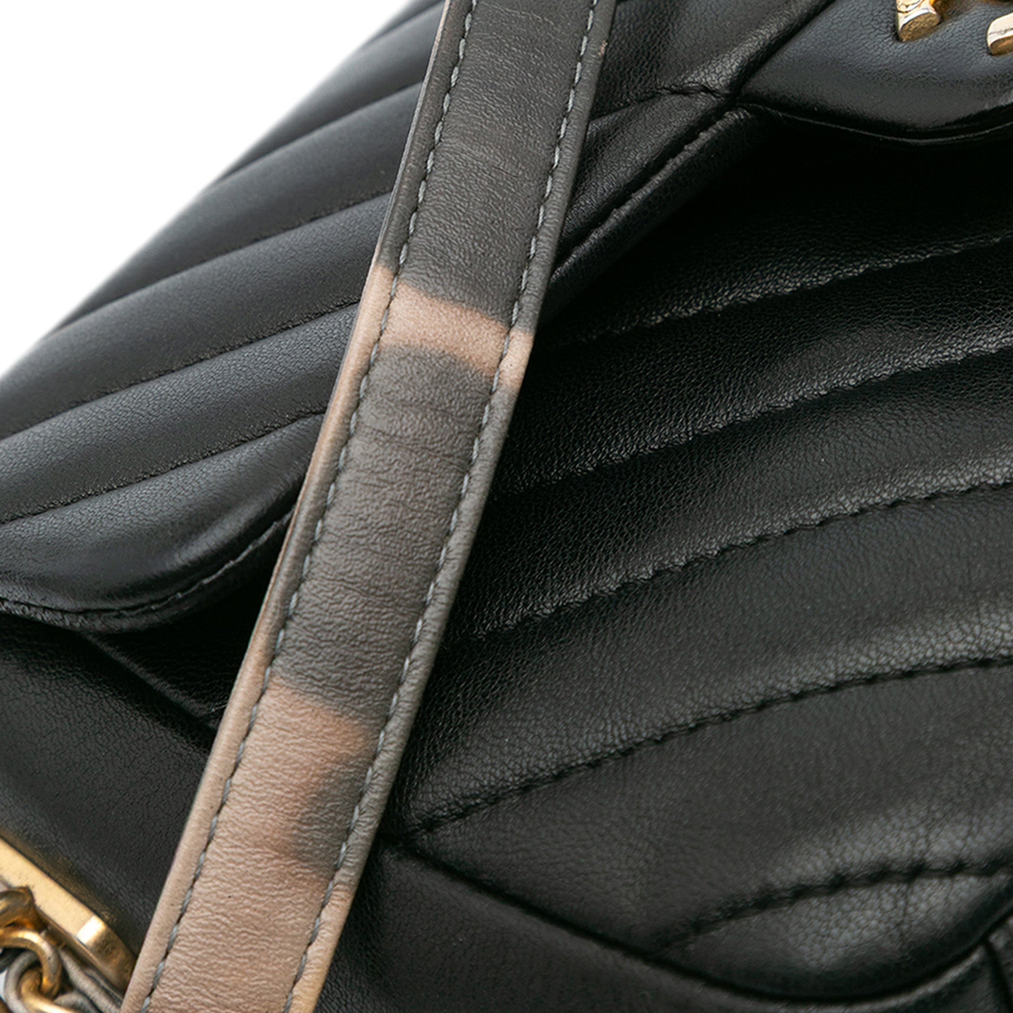Chanel Mini Rectangular Chevron Lambskin Chain Around Flap - The Boutique