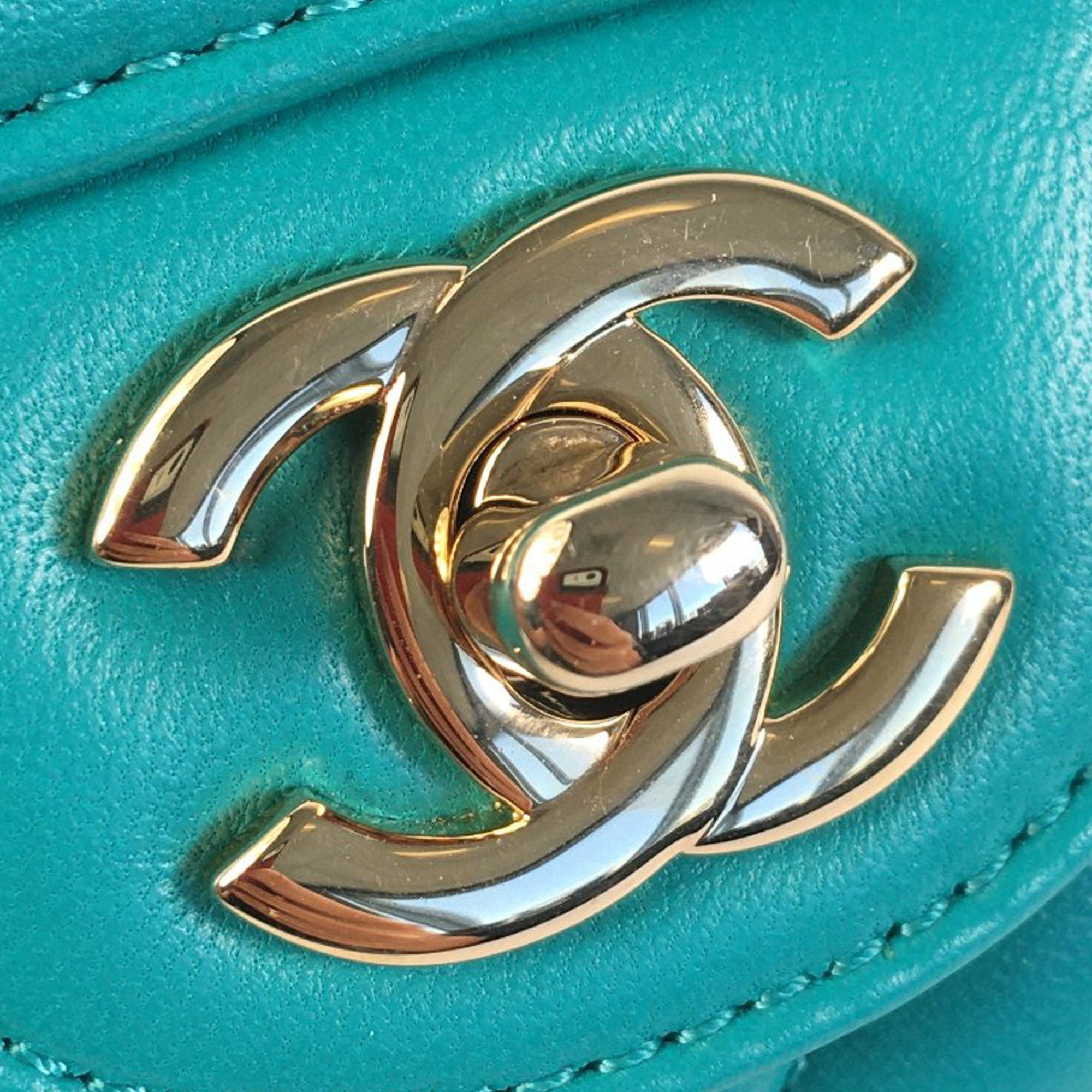 Chanel Mini Rectangular Chevron Lambskin Single Flap - The Boutique