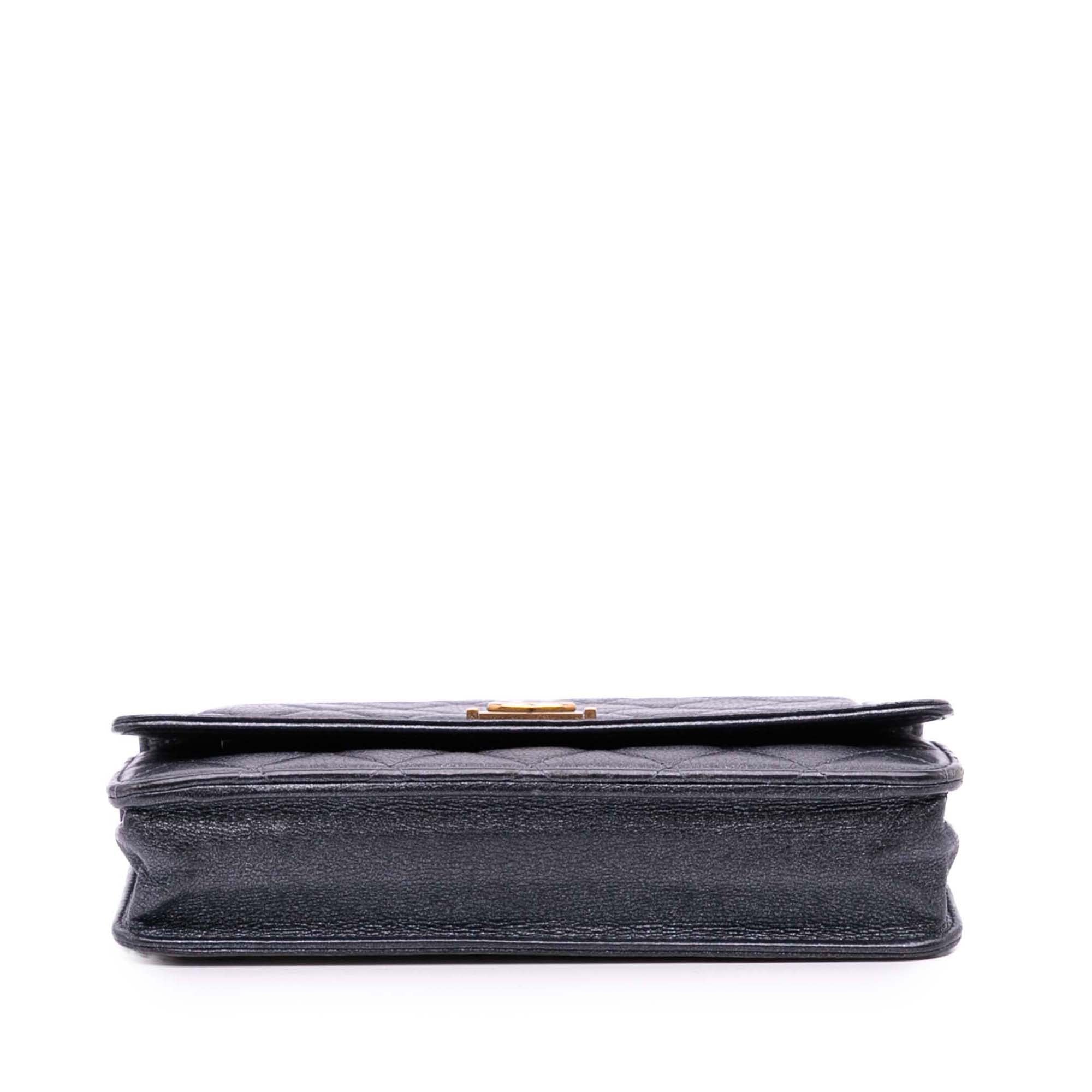 Chanel Quilted Lambskin Boy Wallet On Chain - The Boutique