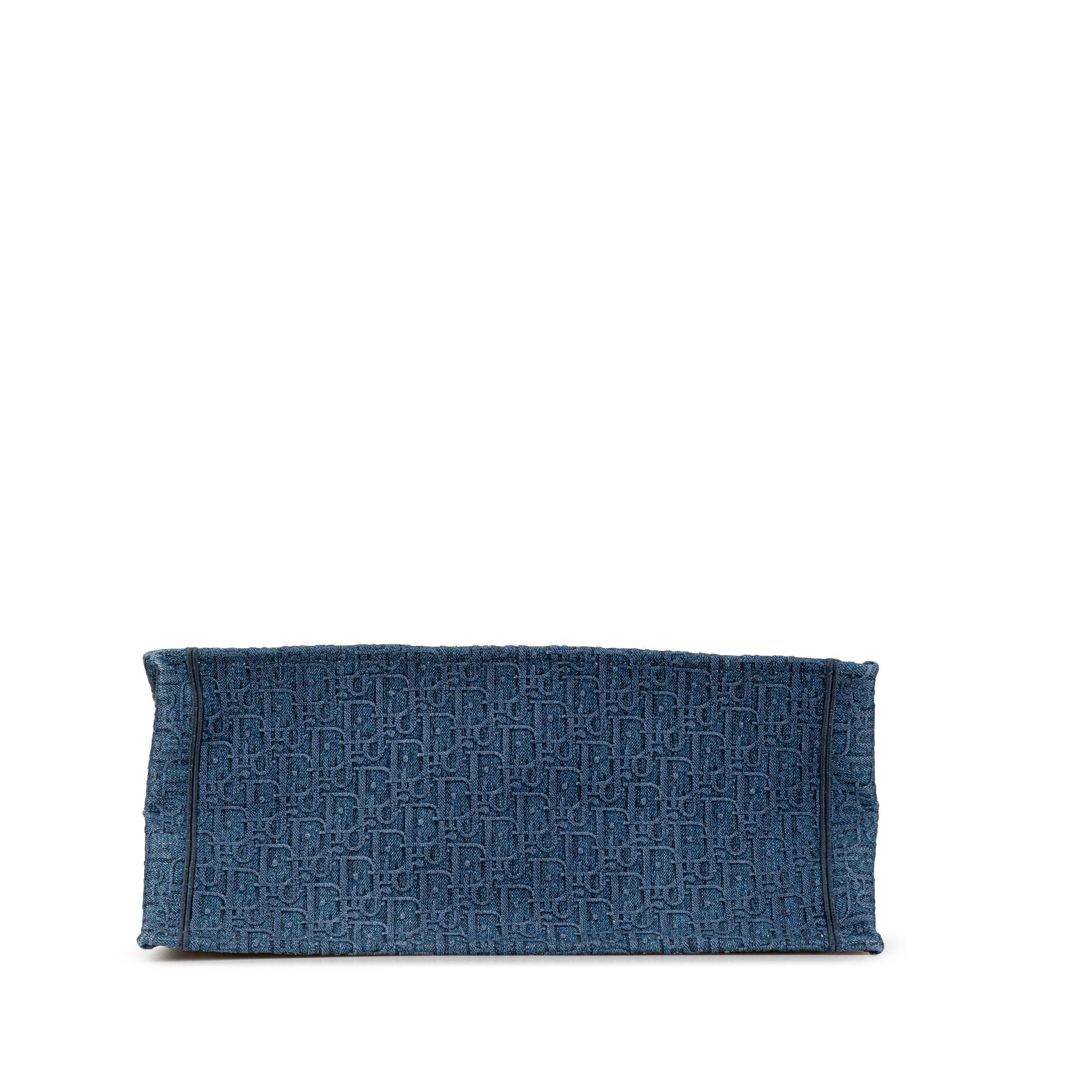 Dior Large Oblique Denim Book Tote - The Boutique