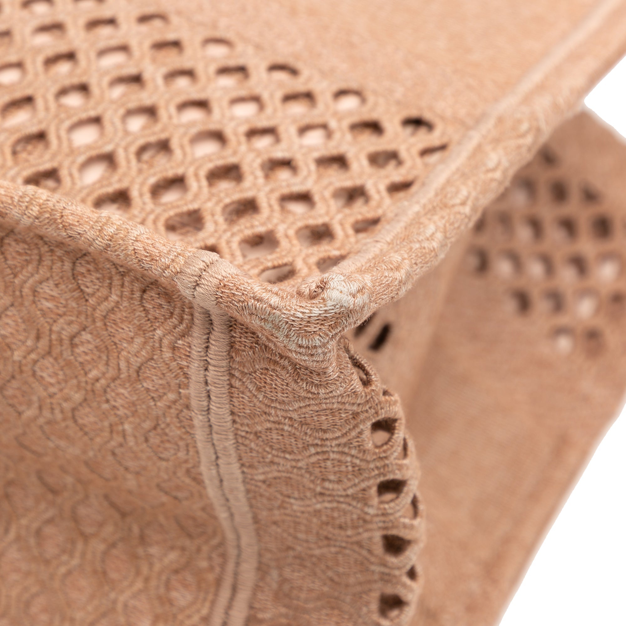 Dior Medium Embroidered Mesh Book Tote - The Boutique
