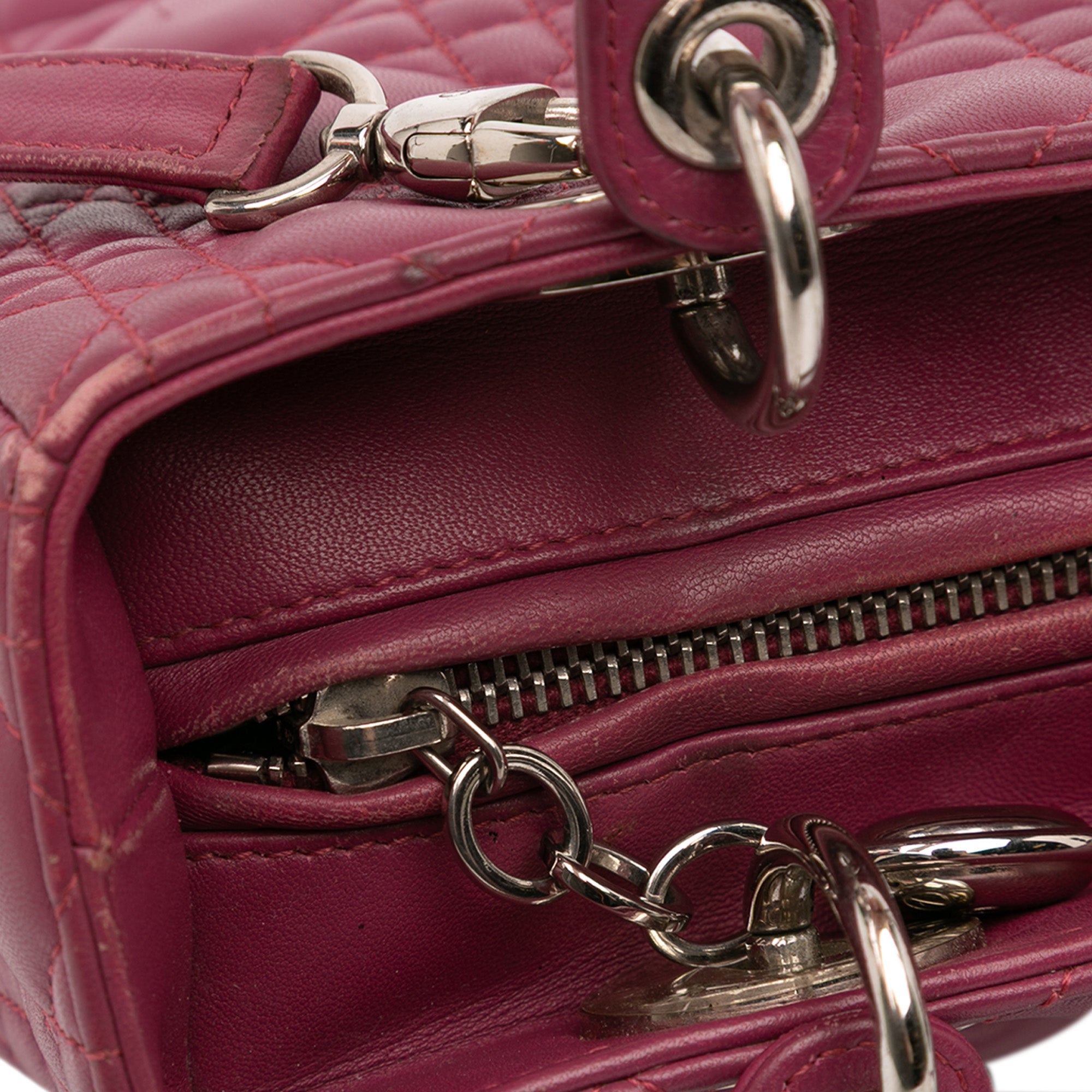 Dior Medium Lambskin Cannage Lady Dior - The Boutique