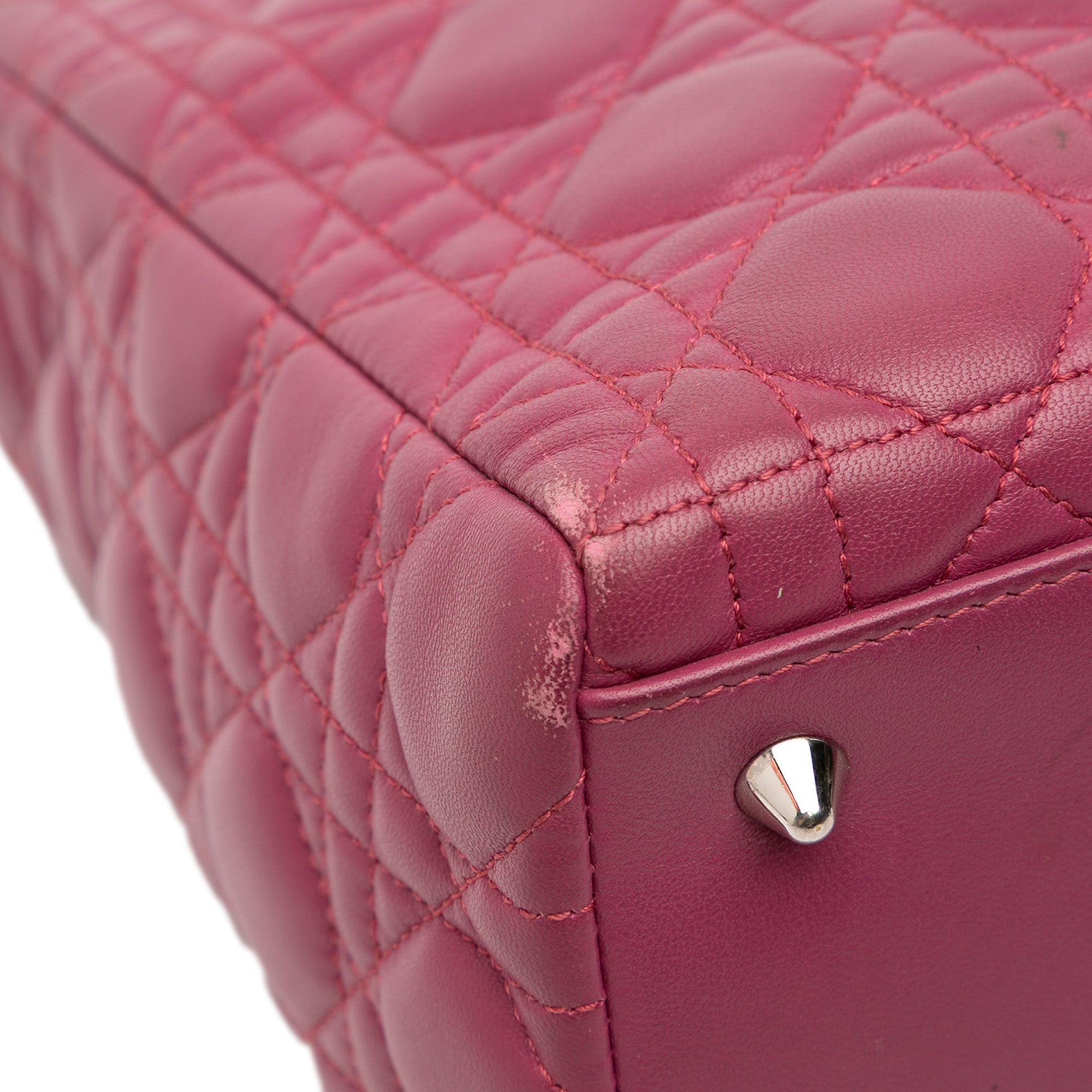Dior Medium Lambskin Cannage Lady Dior - The Boutique