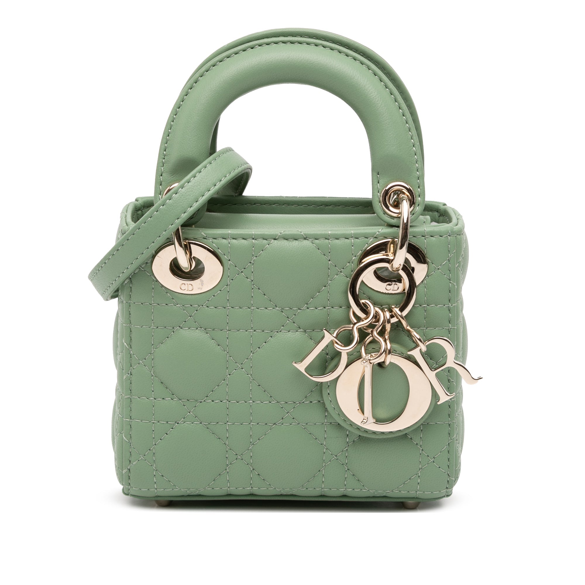 Dior Micro Lambskin Cannage Lady Dior - The Boutique