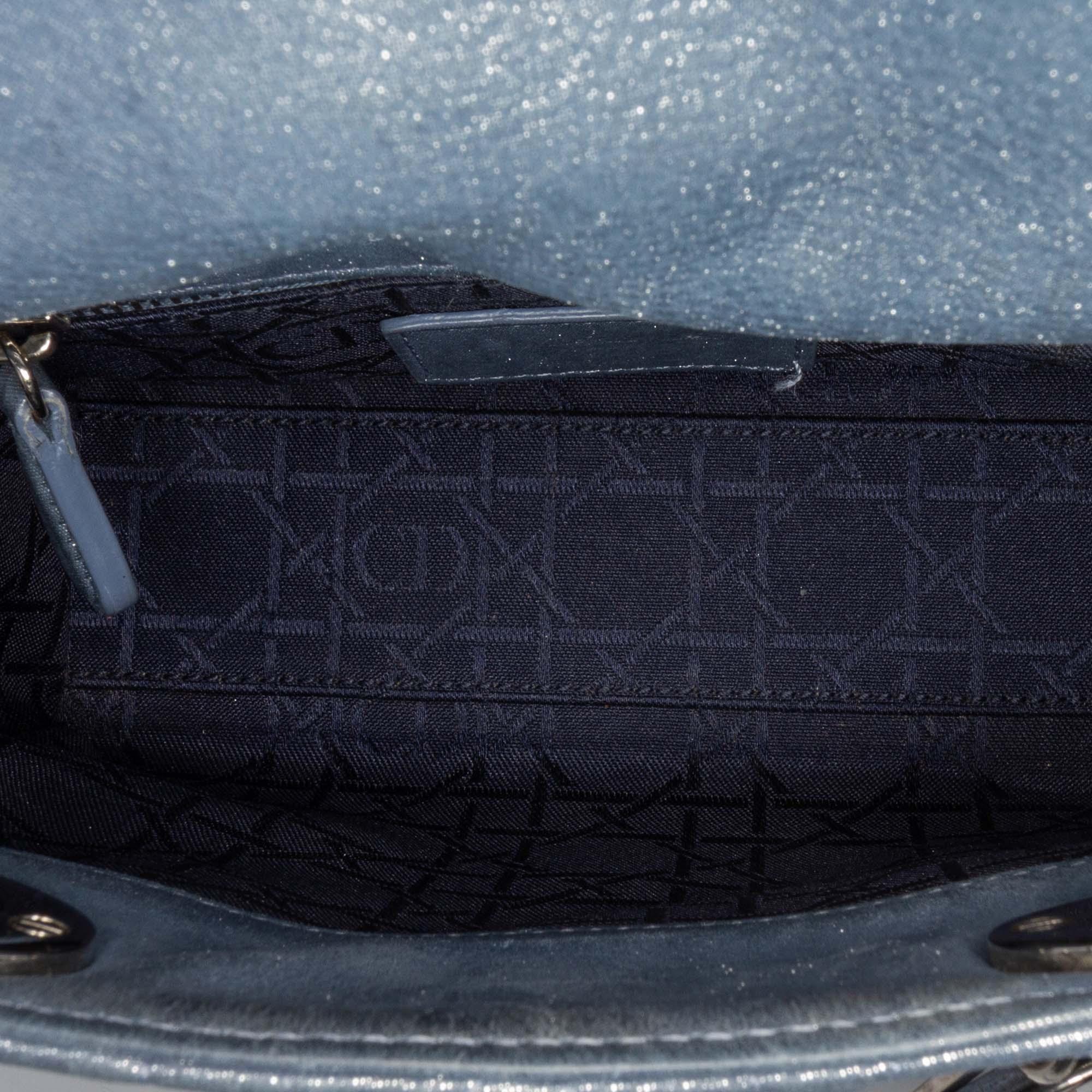 Dior Mini Iridescent Lambskin Cannage Lady Dior - The Boutique