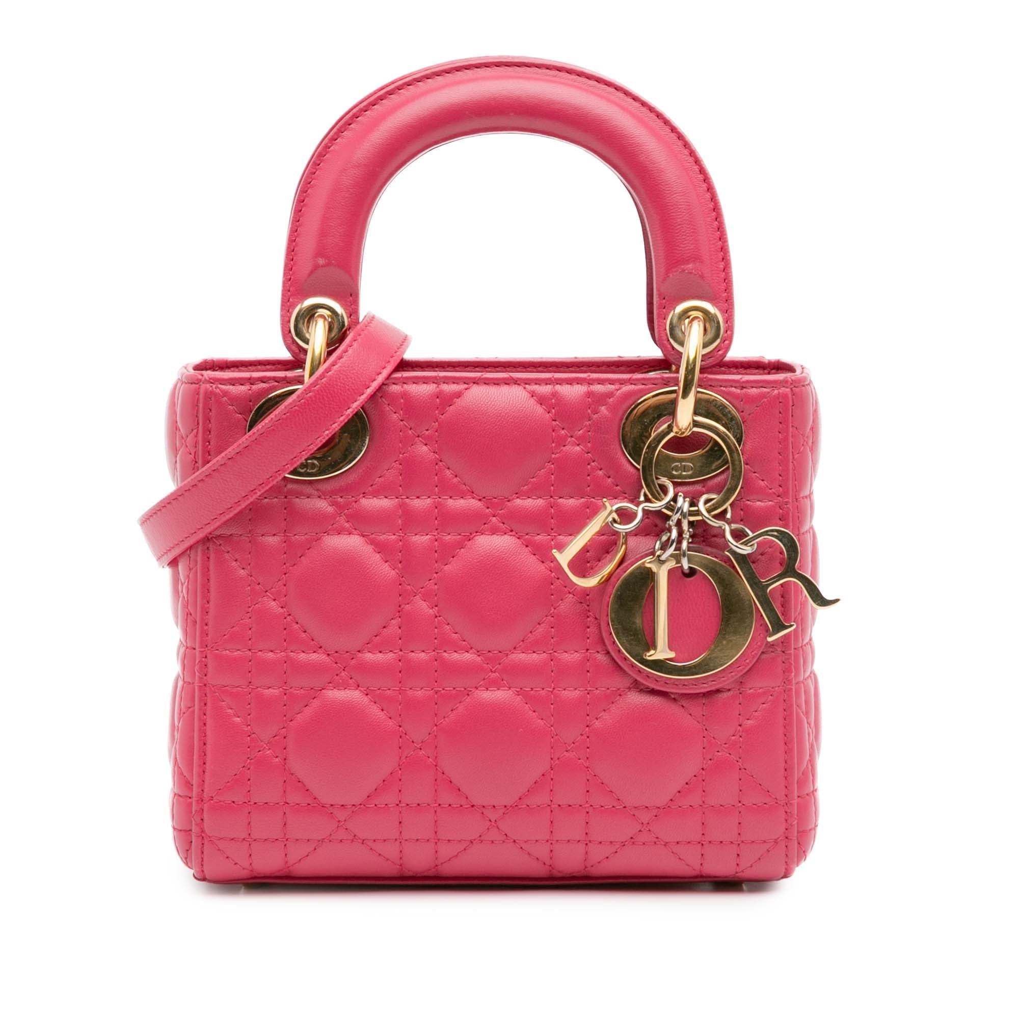 Dior Mini Lambskin Cannage Lady Dior - The Boutique