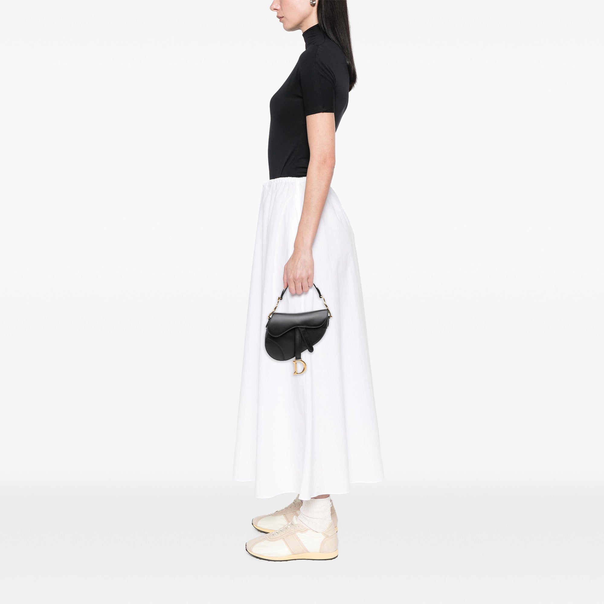Dior Mini Smooth Calfskin Saddle Bag - The Boutique