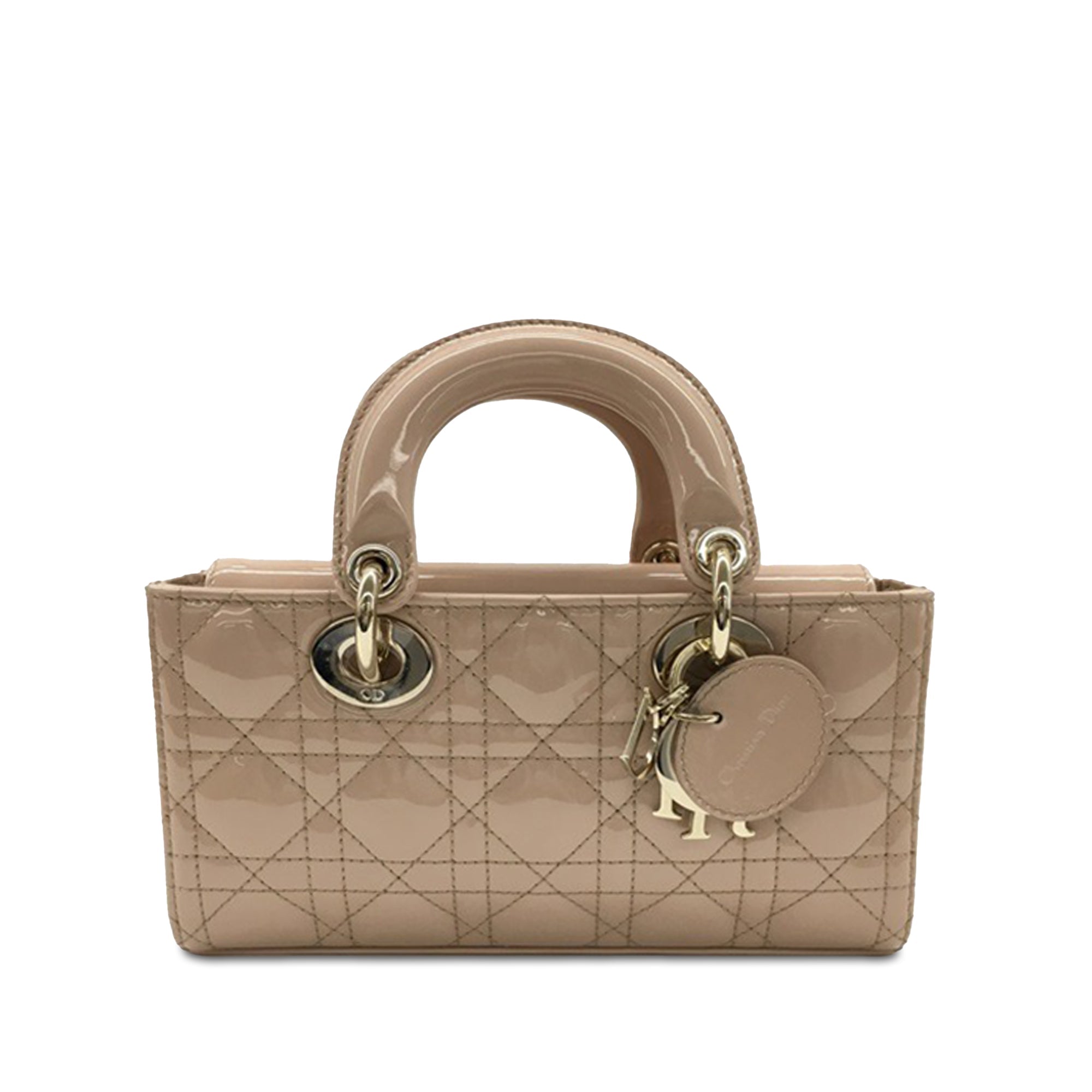 Dior Small Patent Cannage Lady D-Joy - The Boutique