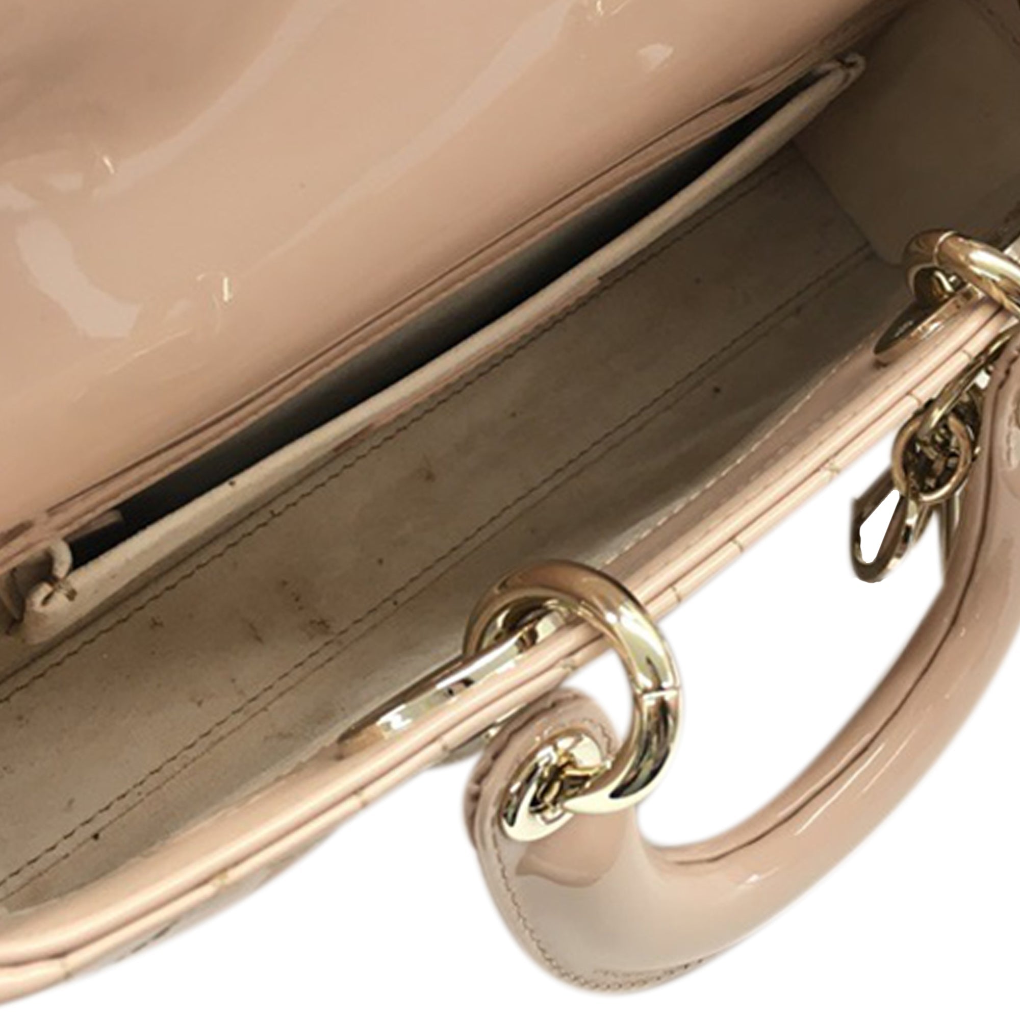Dior Small Patent Cannage Lady D-Joy - The Boutique