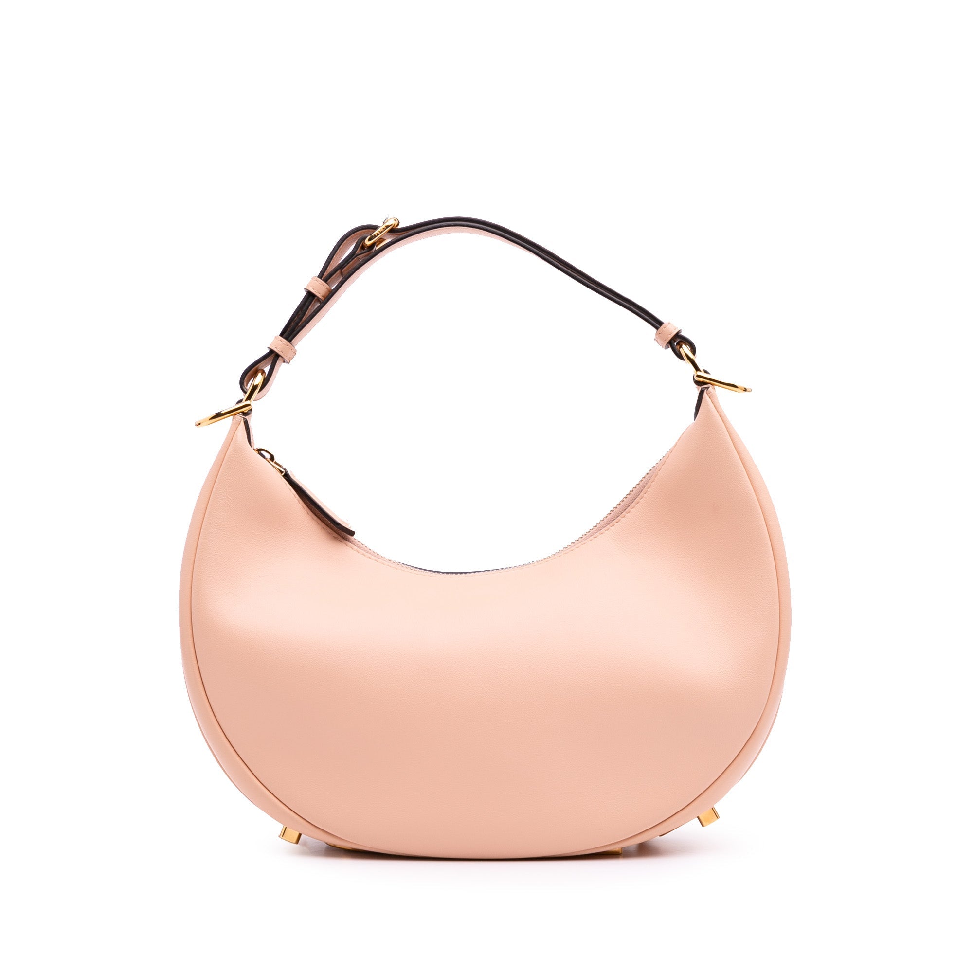 Fendi Small Leather Fendigraphy Hobo - The Boutique