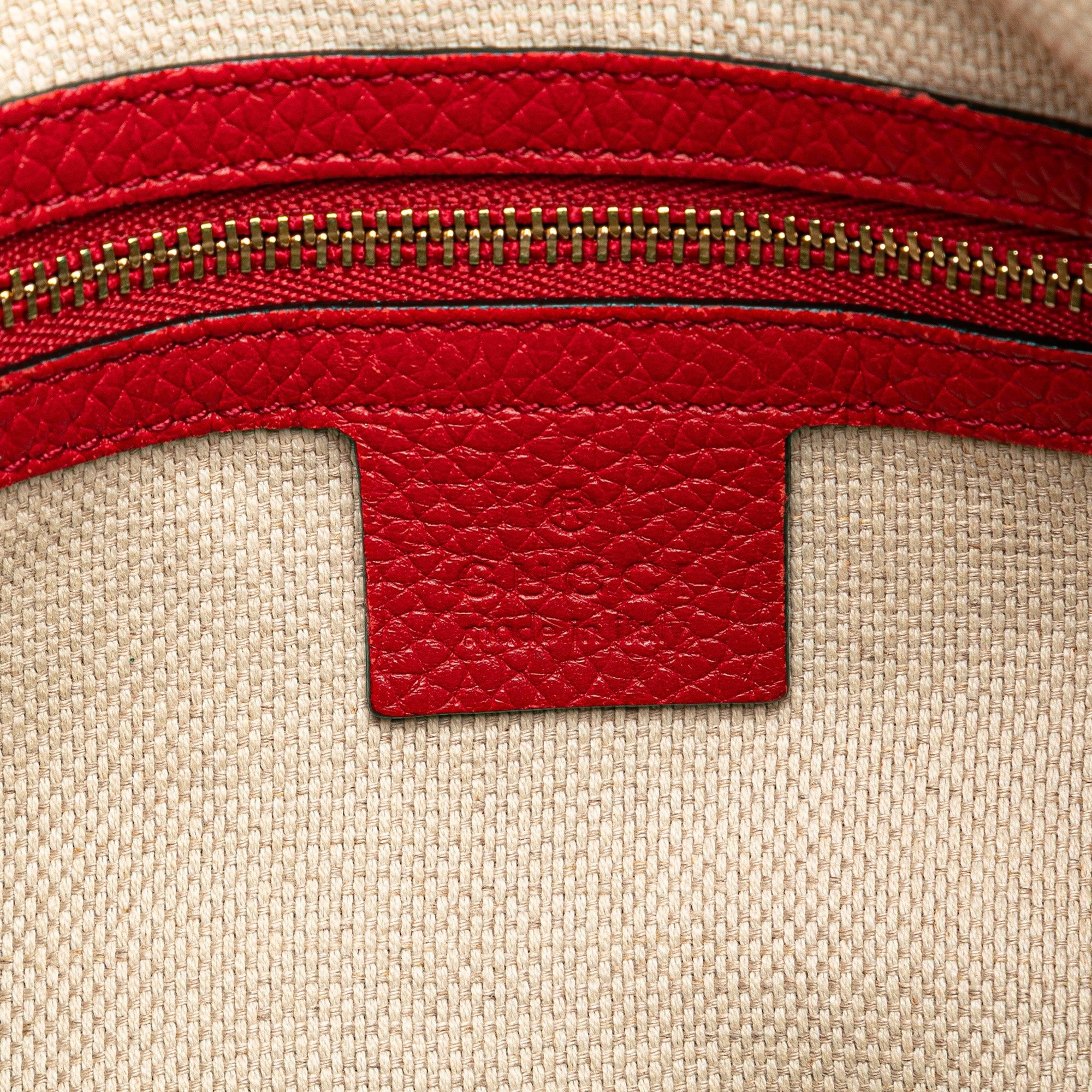 Gucci Large Pebbled Calfskin Soho Convertible Hobo - The Boutique