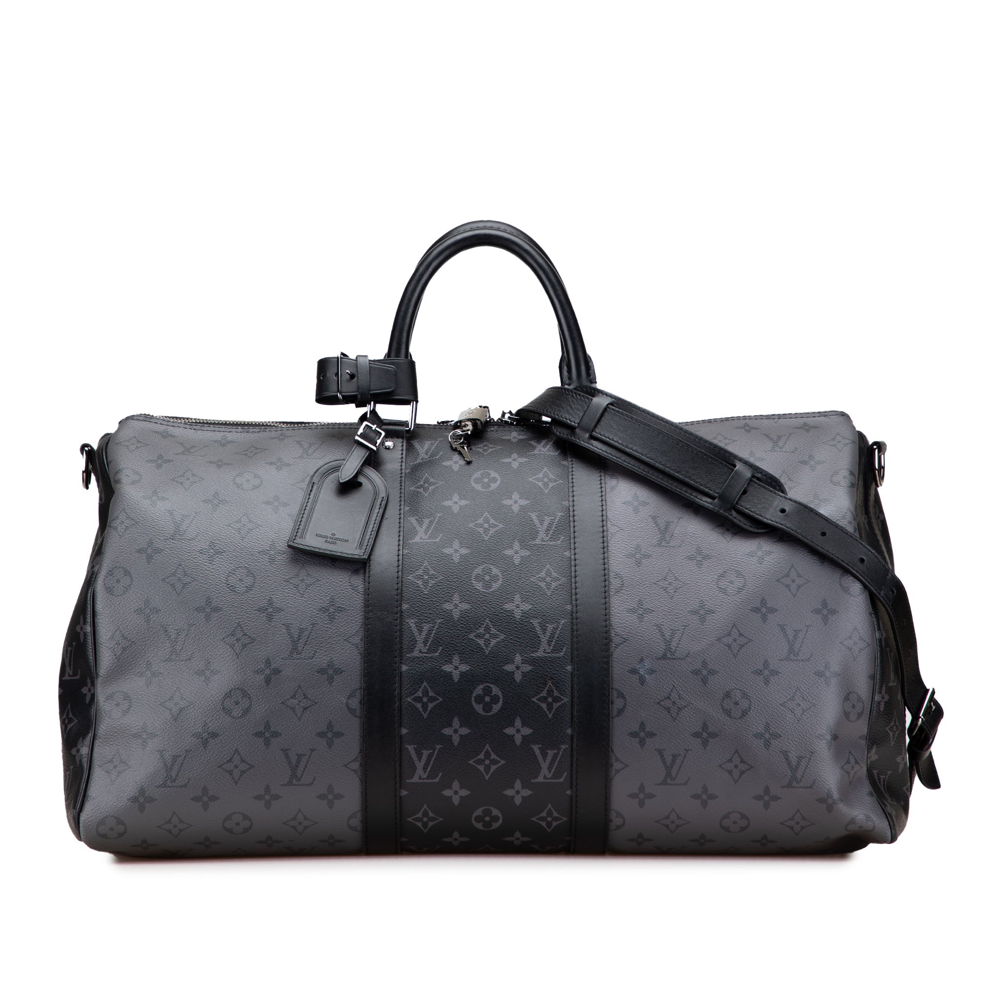 Louis Vuitton Monogram Eclipse Reverse Keepall Bandouliere 50 - The Boutique