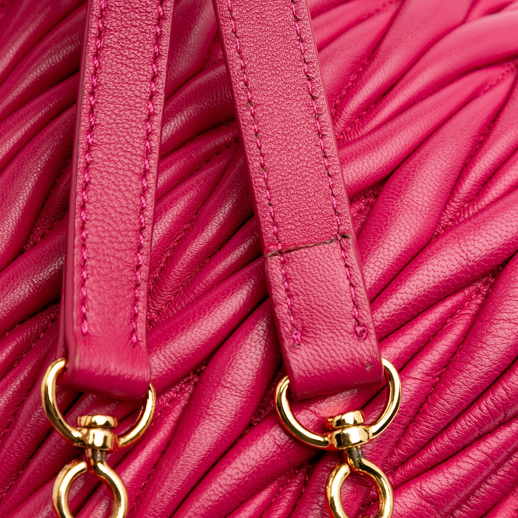 Miu Miu Matelasse Nappa Satchel - The Boutique
