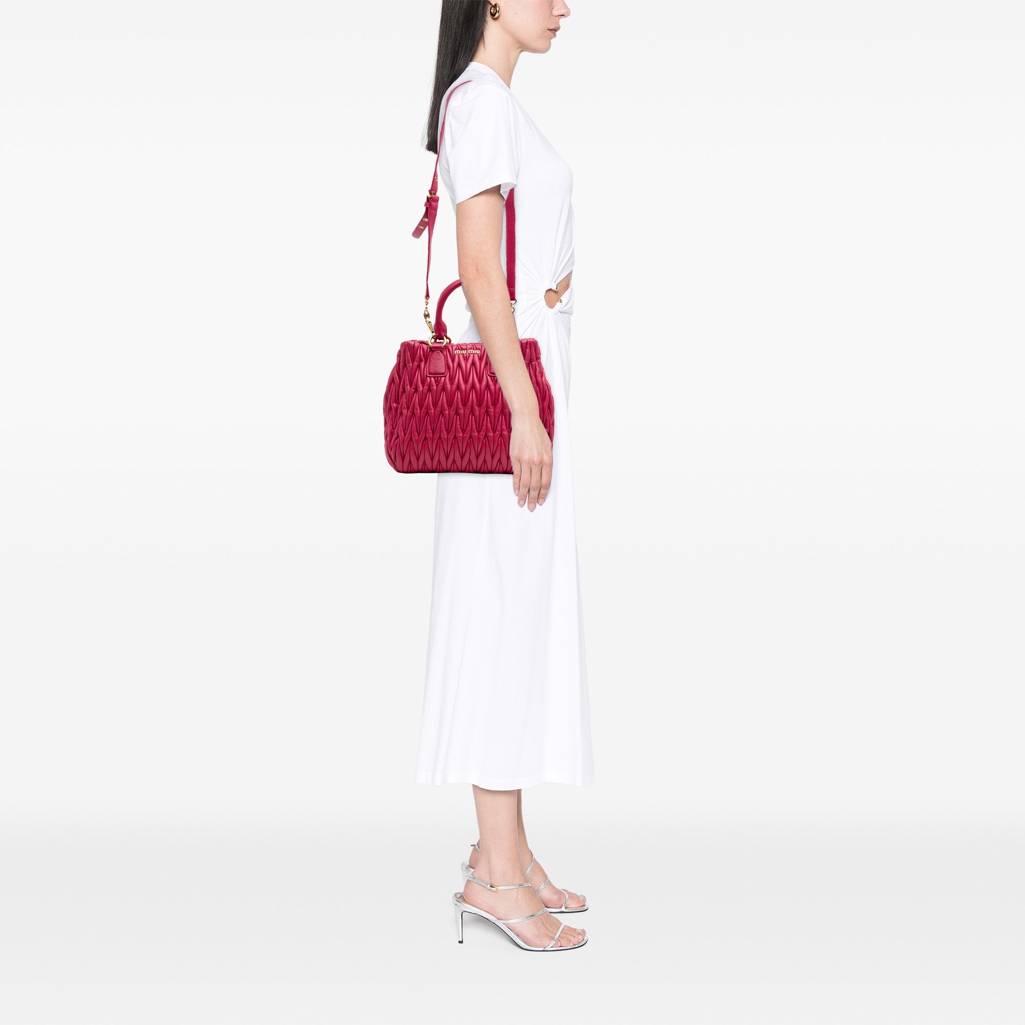 Miu Miu Matelasse Nappa Satchel - The Boutique