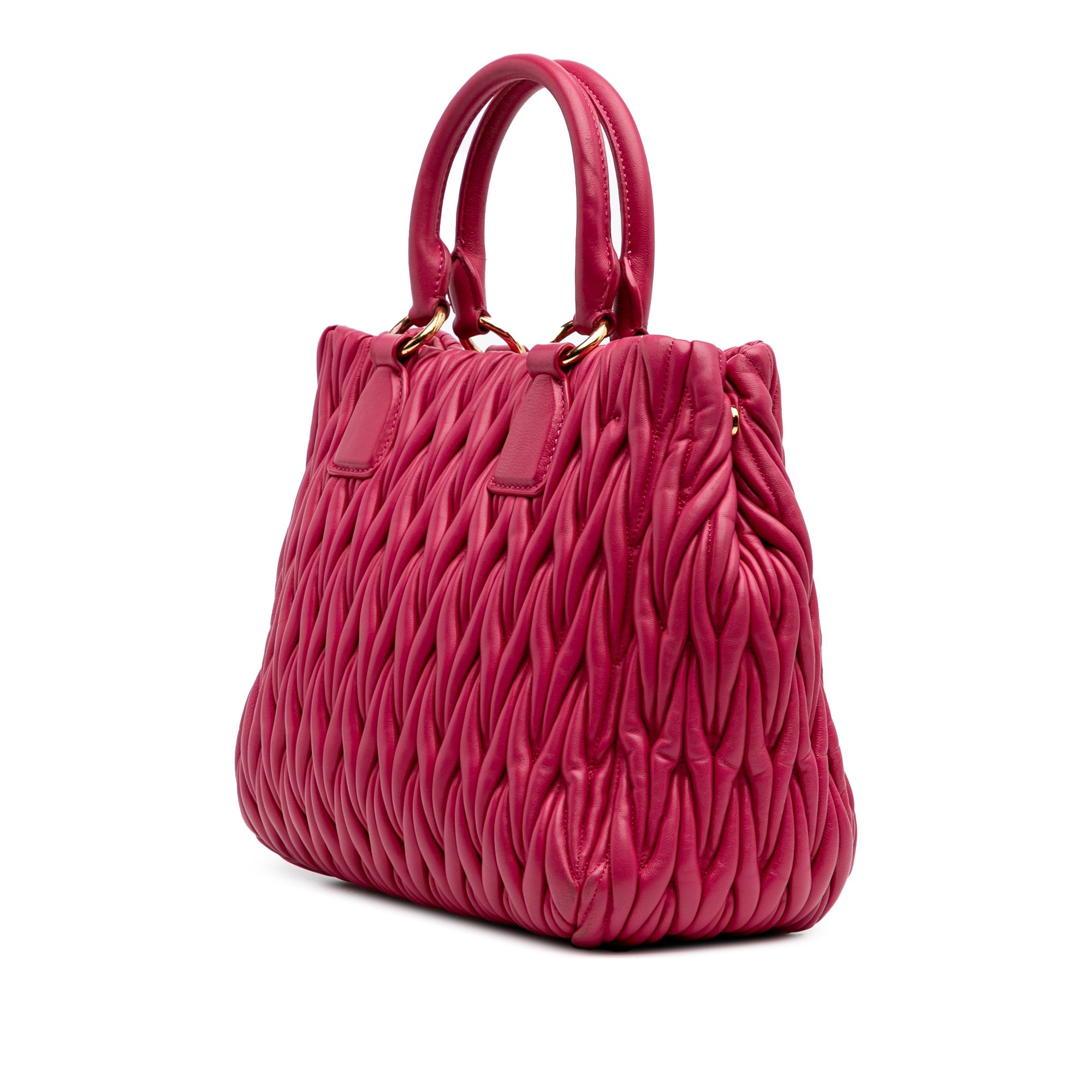Miu Miu Matelasse Nappa Satchel - The Boutique