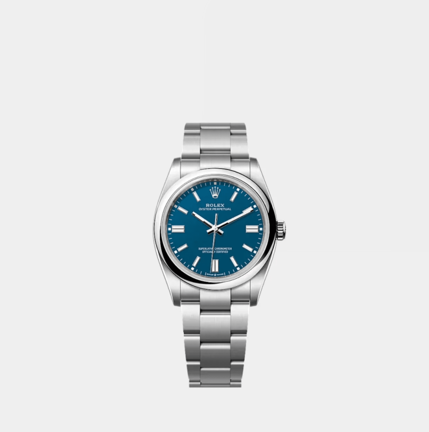 Rolex Oyster Perpetual 36 Blue Dial Ref. 126000-0015 - The Boutique