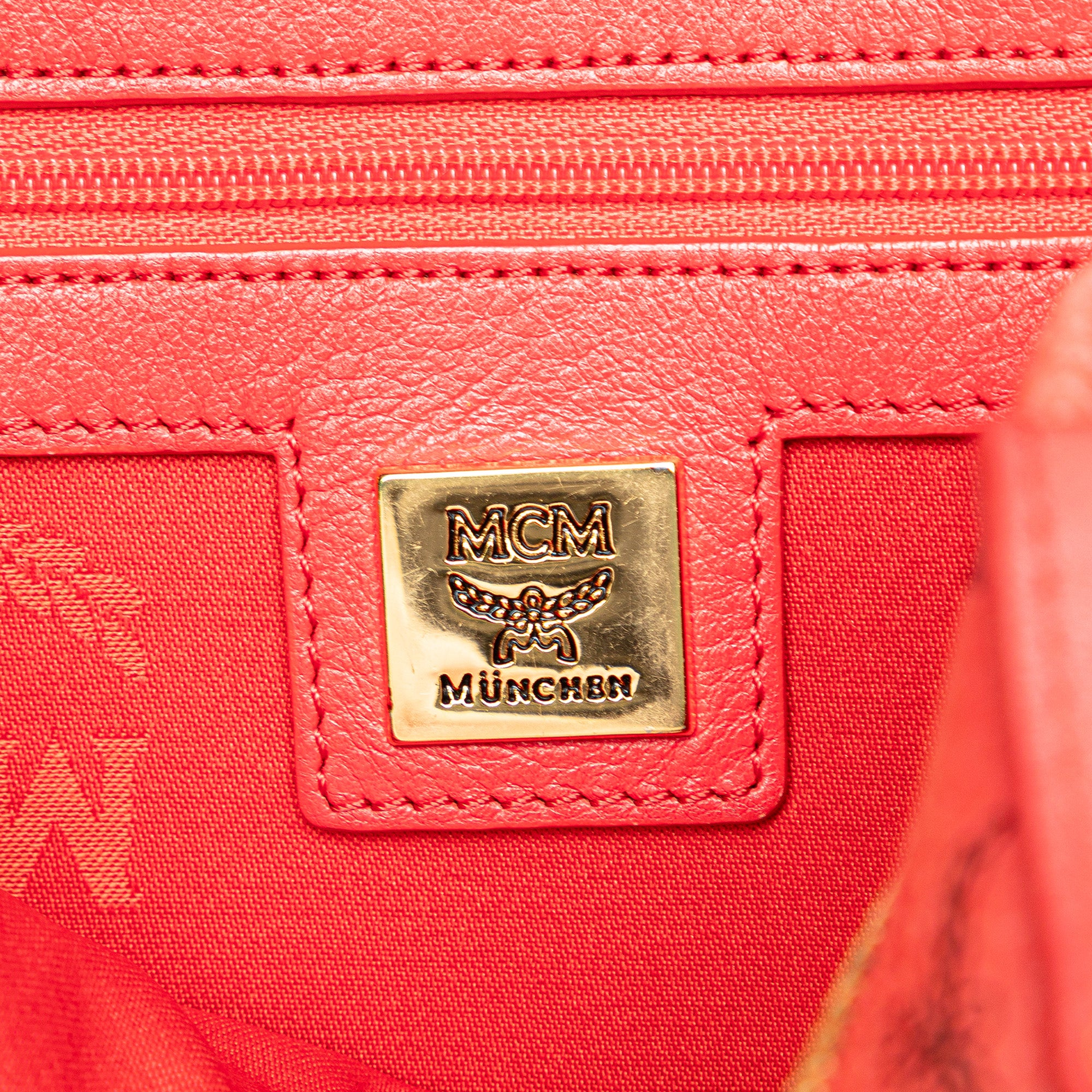 MCM Mini Visetos Coated Canvas Stark Backpack