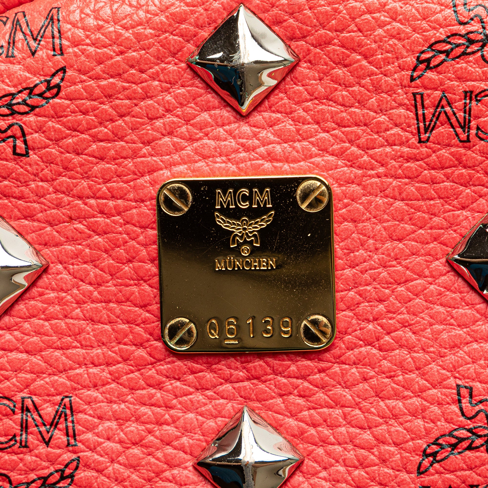 MCM Mini Visetos Coated Canvas Stark Backpack