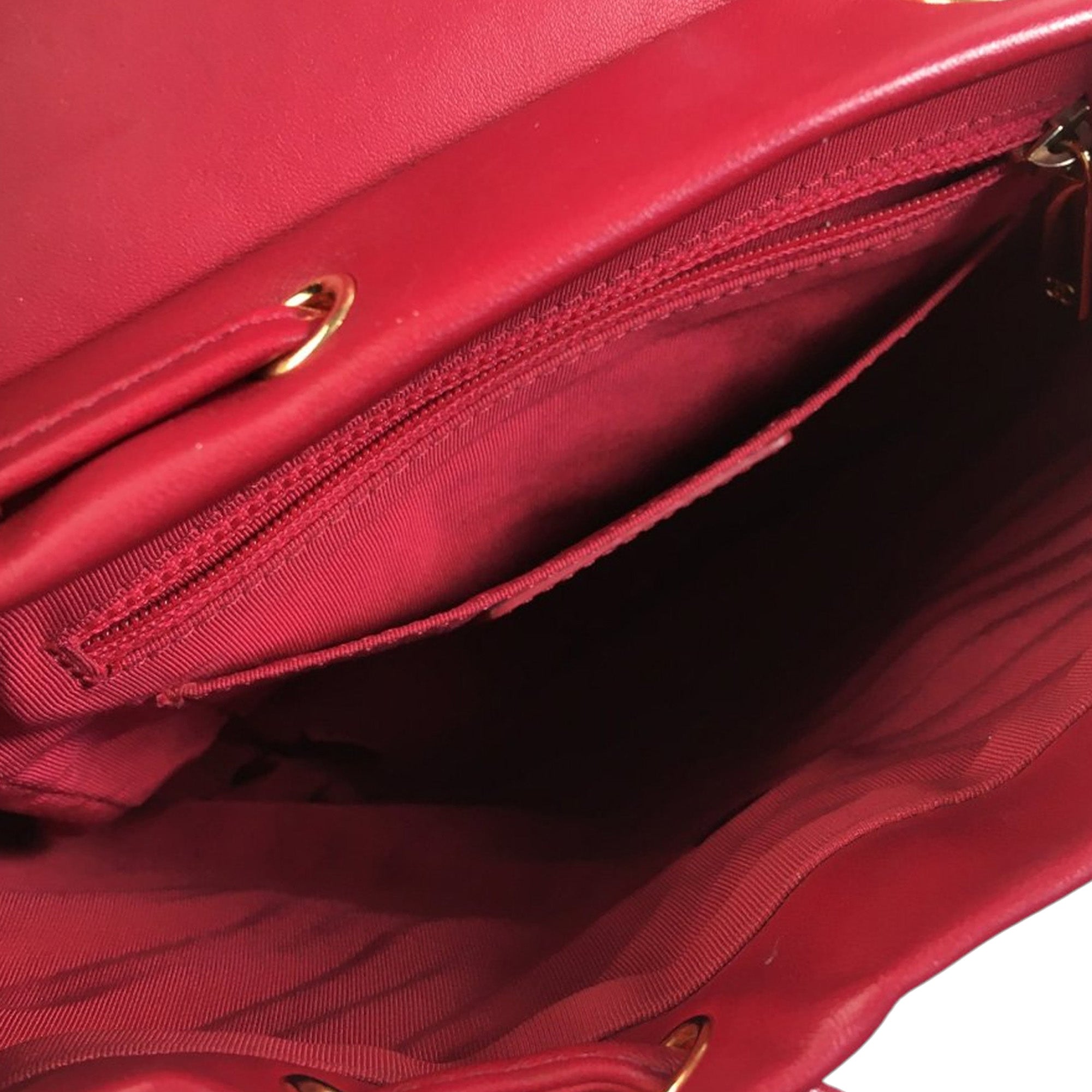 Small Chevron Calfskin Urban Spirit Backpack