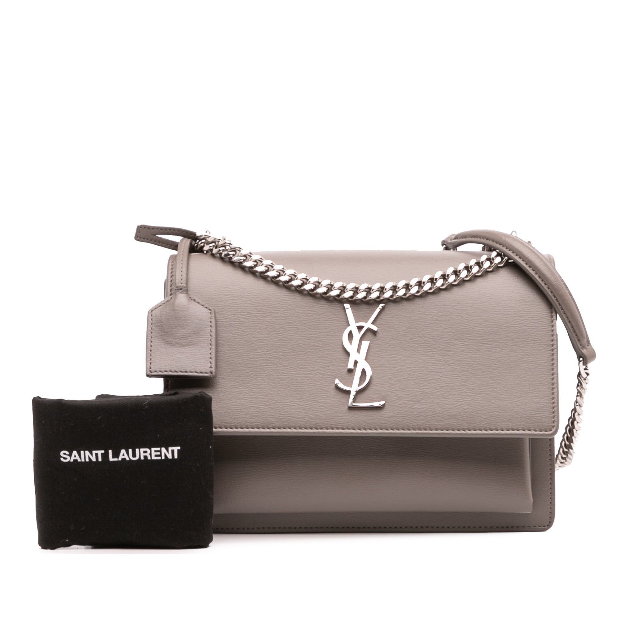 Saint Laurent Medium Calfskin Monogram Sunset Crossbody
