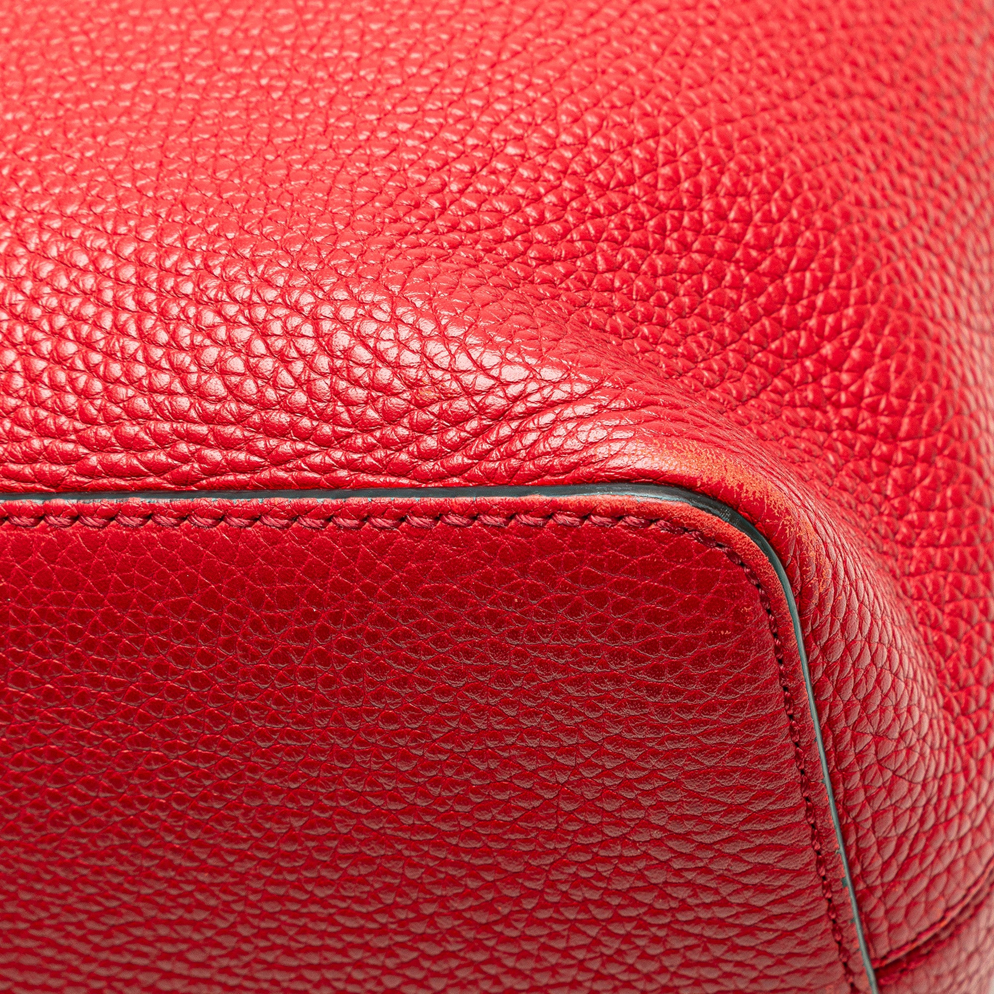 Gucci Large Pebbled Calfskin Soho Convertible Hobo